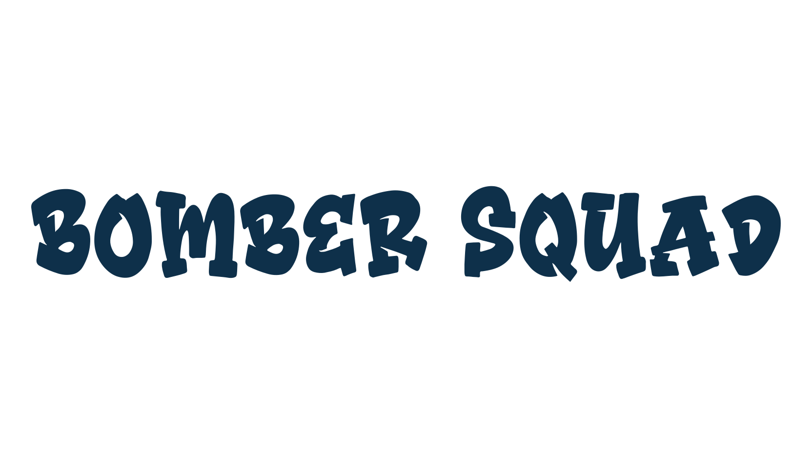 Bomber Squad, graffiti font preview