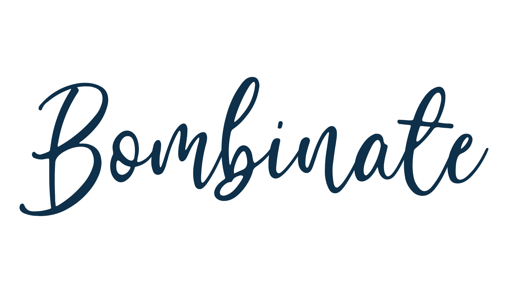 Bombinate, script handwritten fancy decorative calligraphy font preview