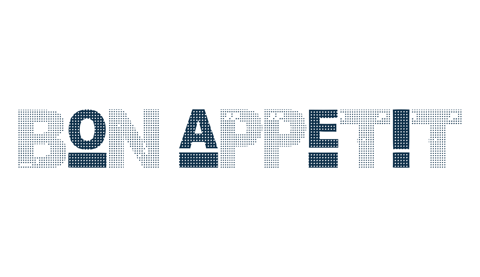 Bon Appetit, fancy decorative font preview