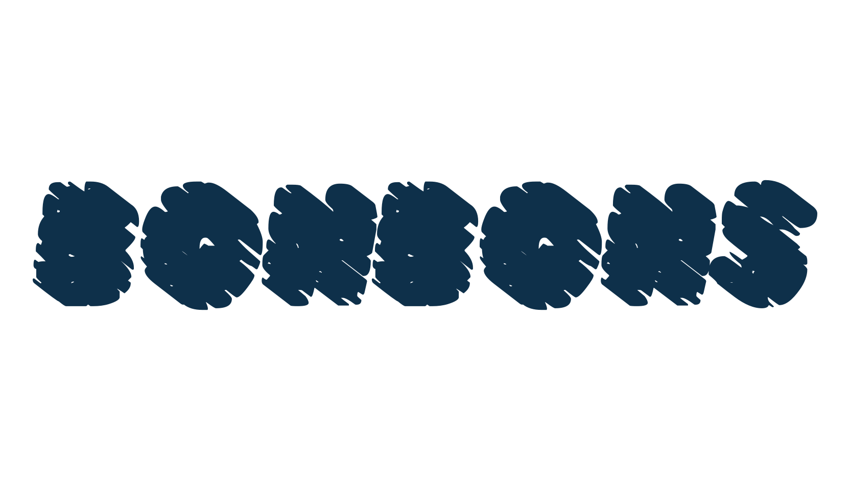 Bonbons, fancy decorative font preview