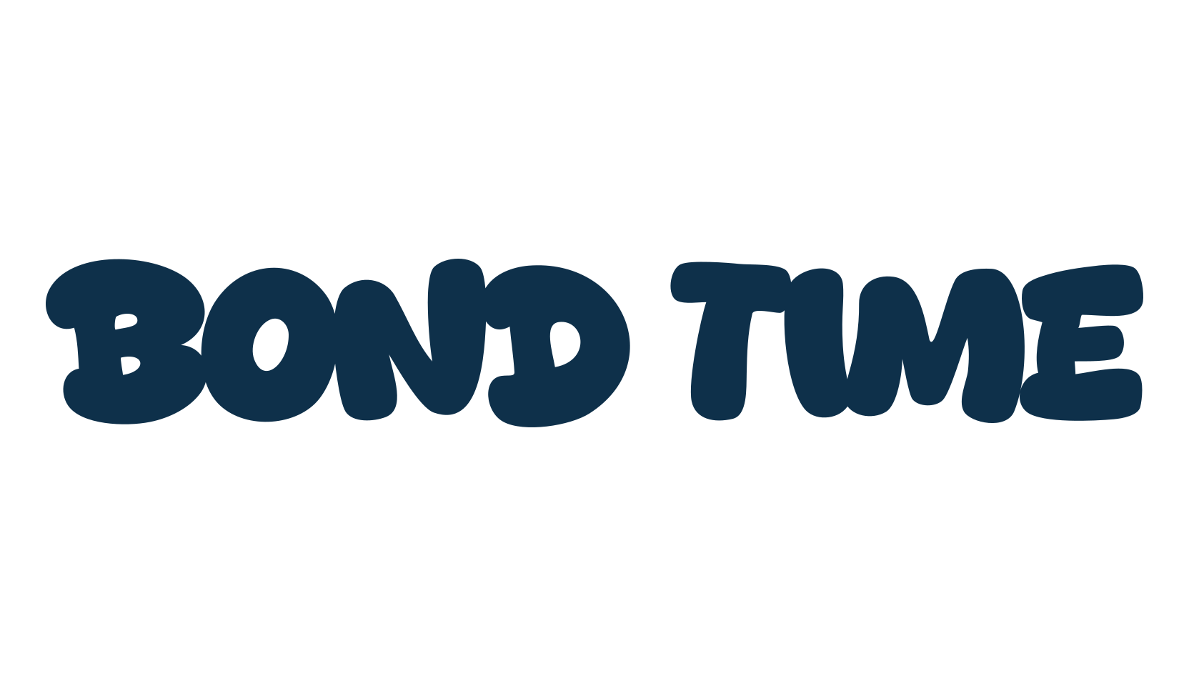 Bond Time, fancy cartoon decorative font preview