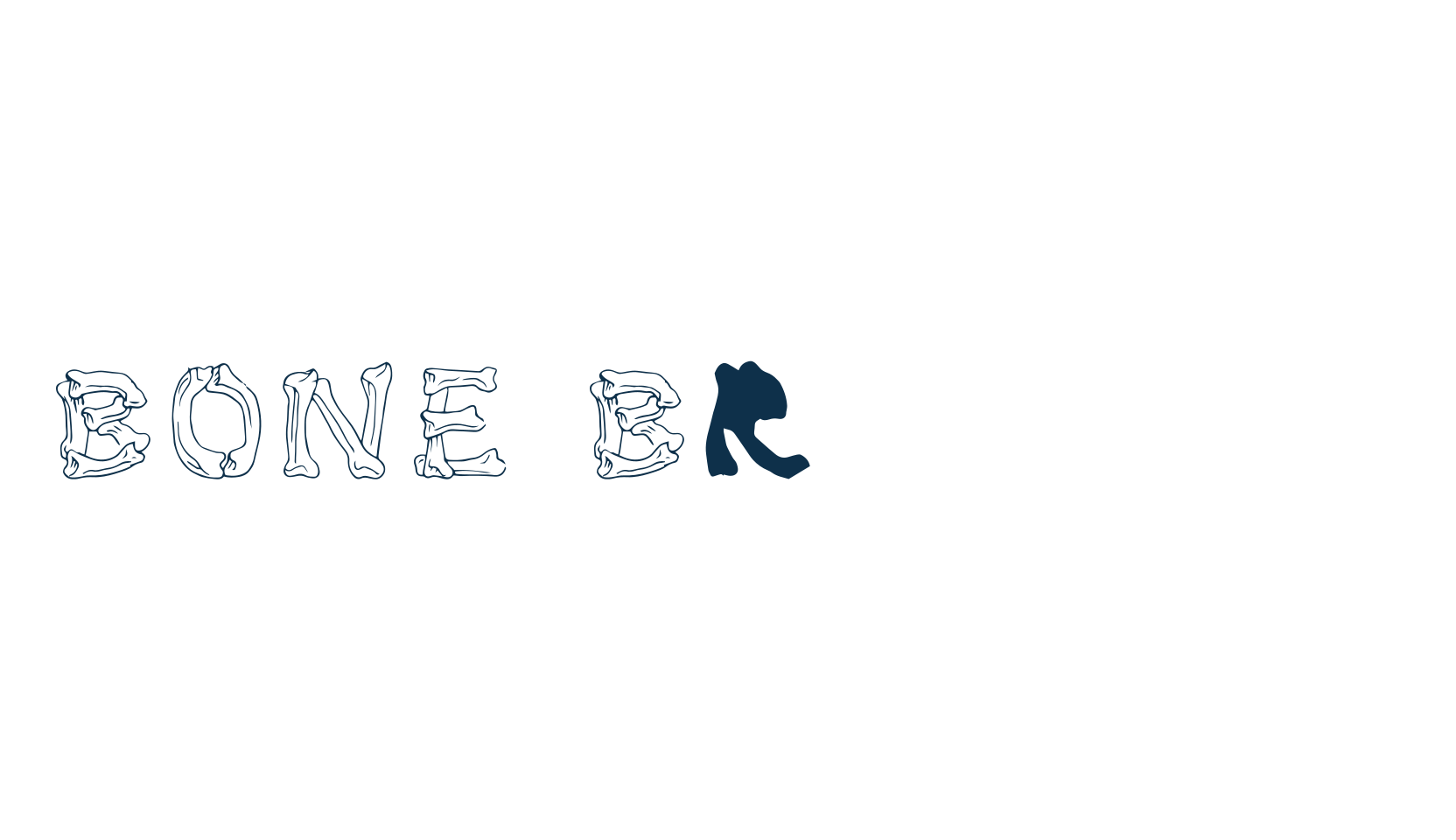 Bone Brigade, fancy decorative font preview