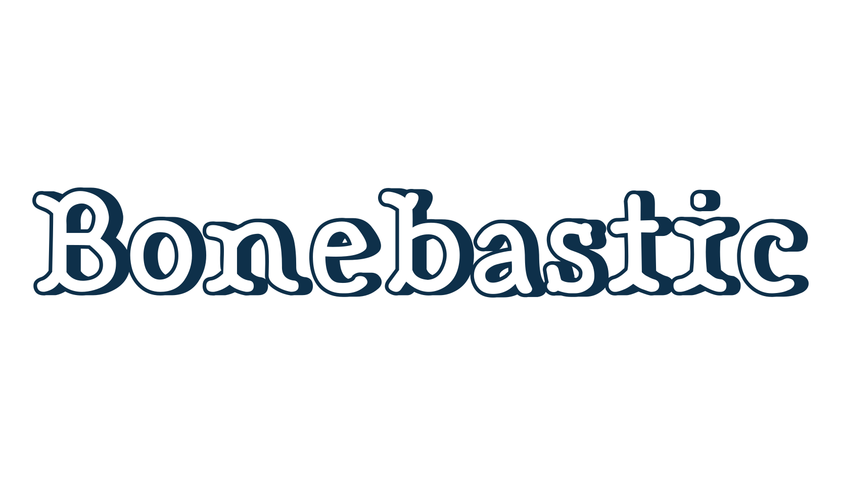 Bonebastic, fancy various decorative font preview