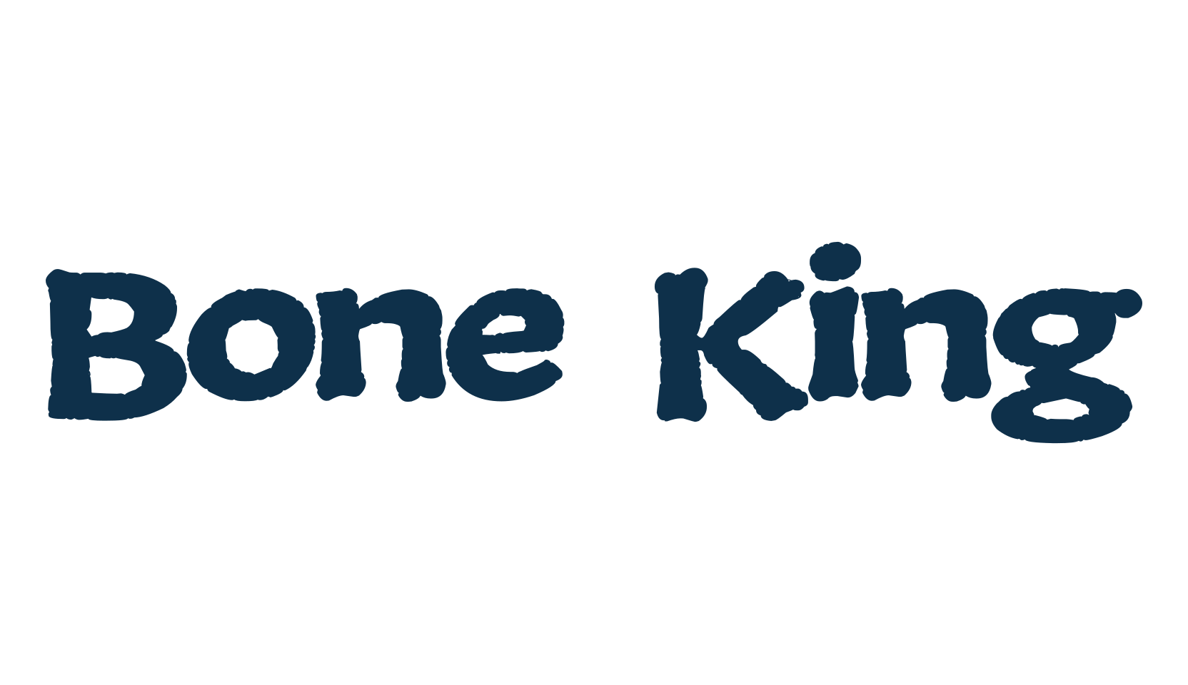 Bone King, various font preview