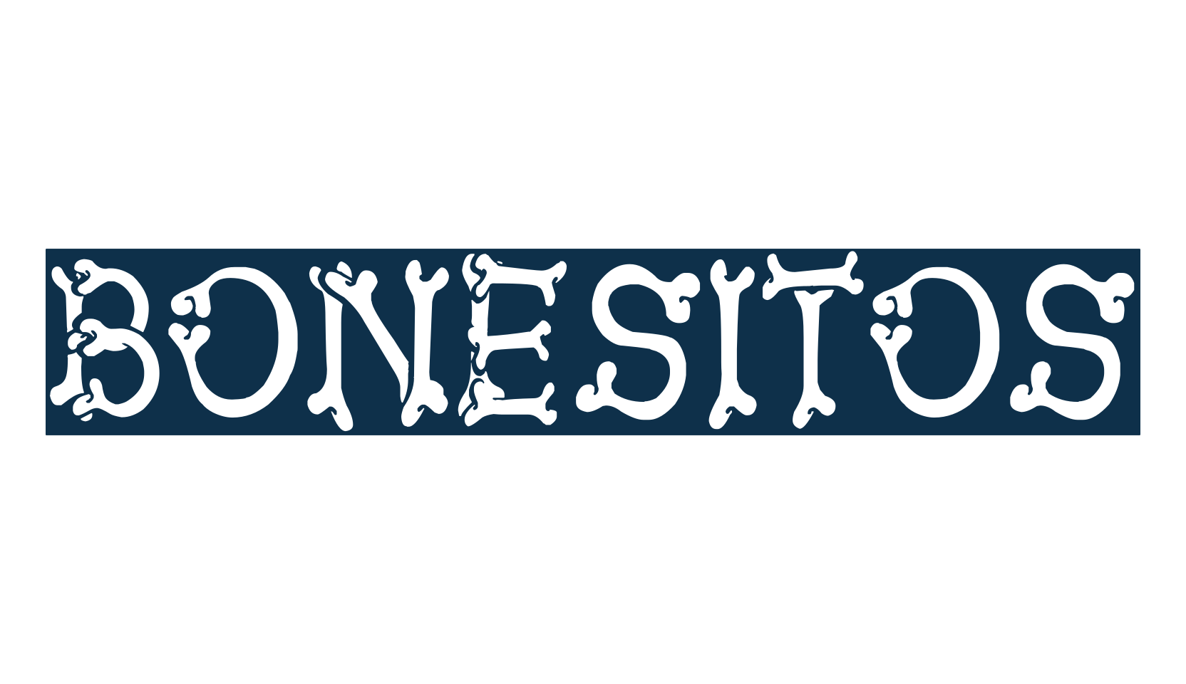 Bonesitos, fancy decorative font preview