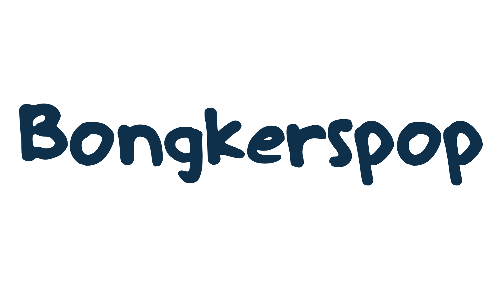 Bongkerspop, script handwritten fancy decorative calligraphy font preview