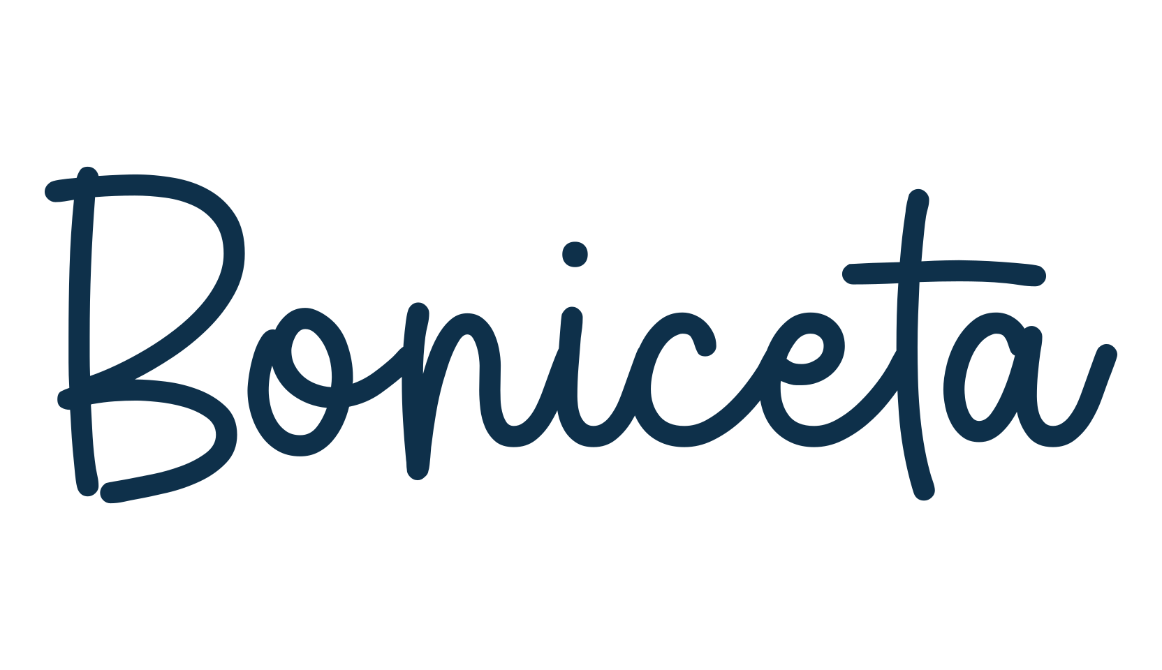 Boniceta, script handwritten fancy decorative calligraphy font preview