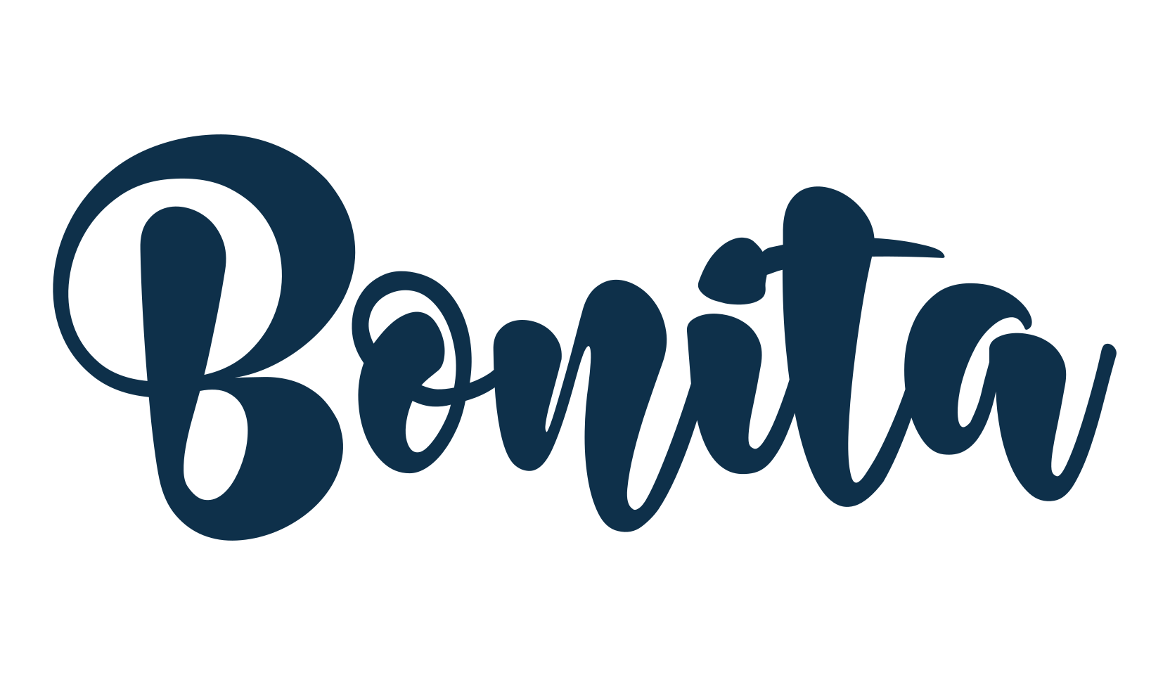 Bonita (bonita), script brush fancy decorative calligraphy font preview
