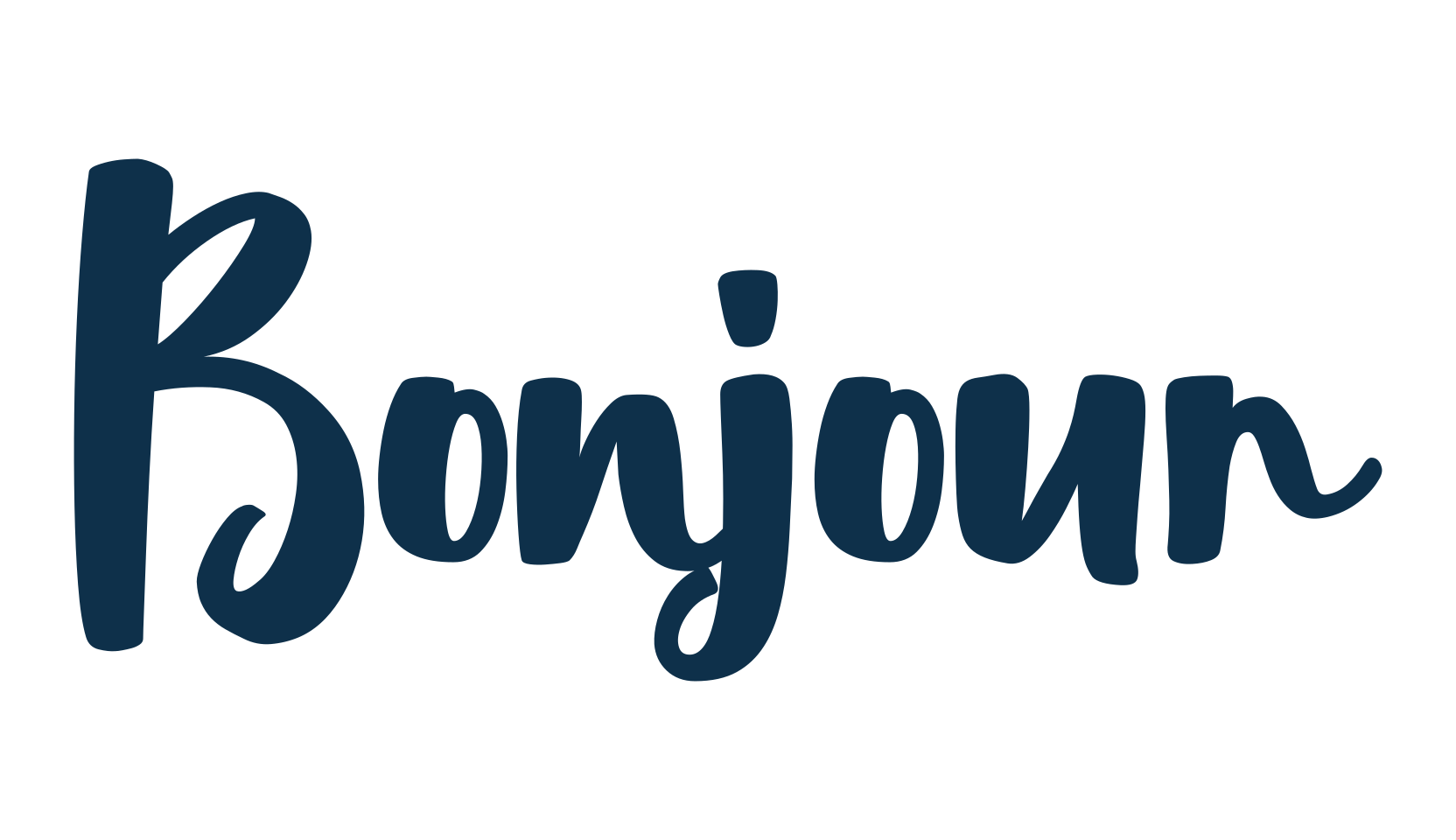 Bonjour (bonjour-3), fancy decorative font preview