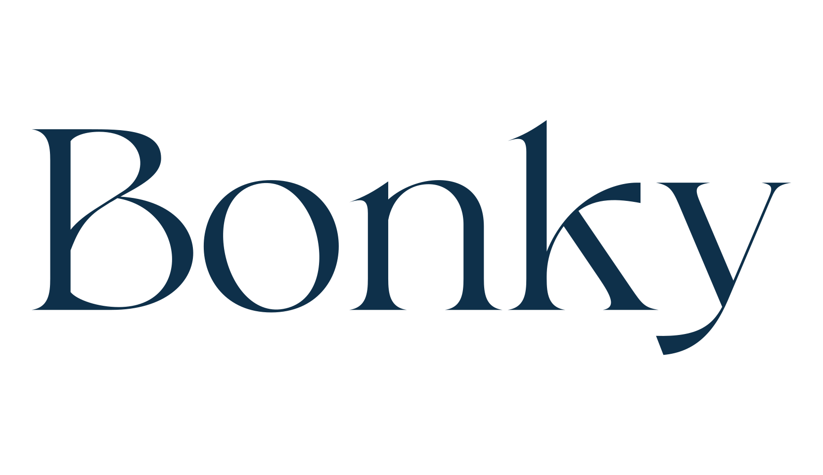 Bonky, serif font preview