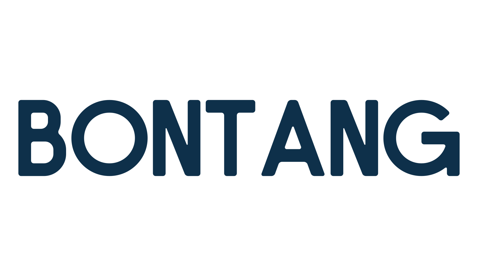 Bontang, sans serif font preview