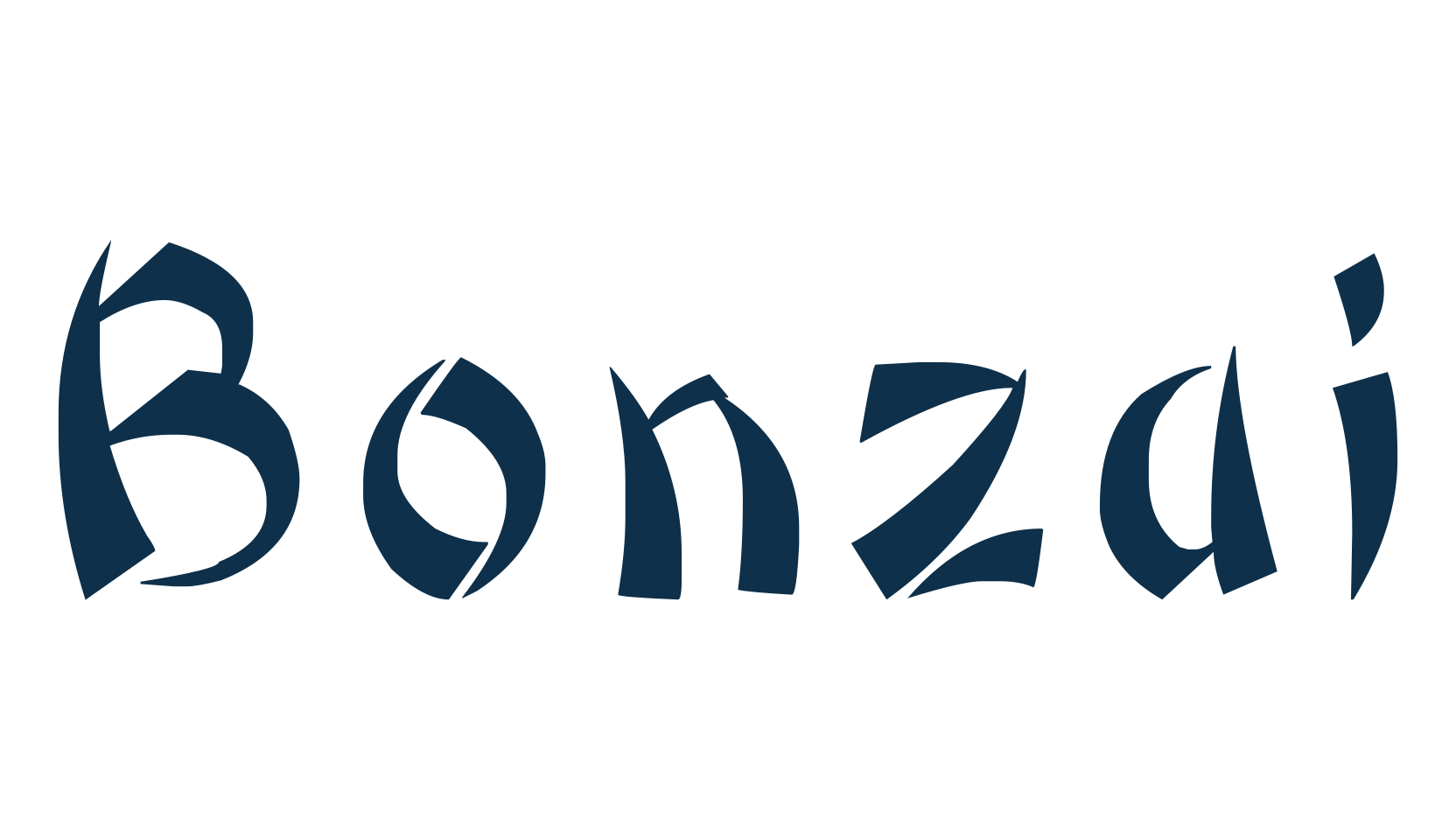 Bonzai, chinese, jpn font preview