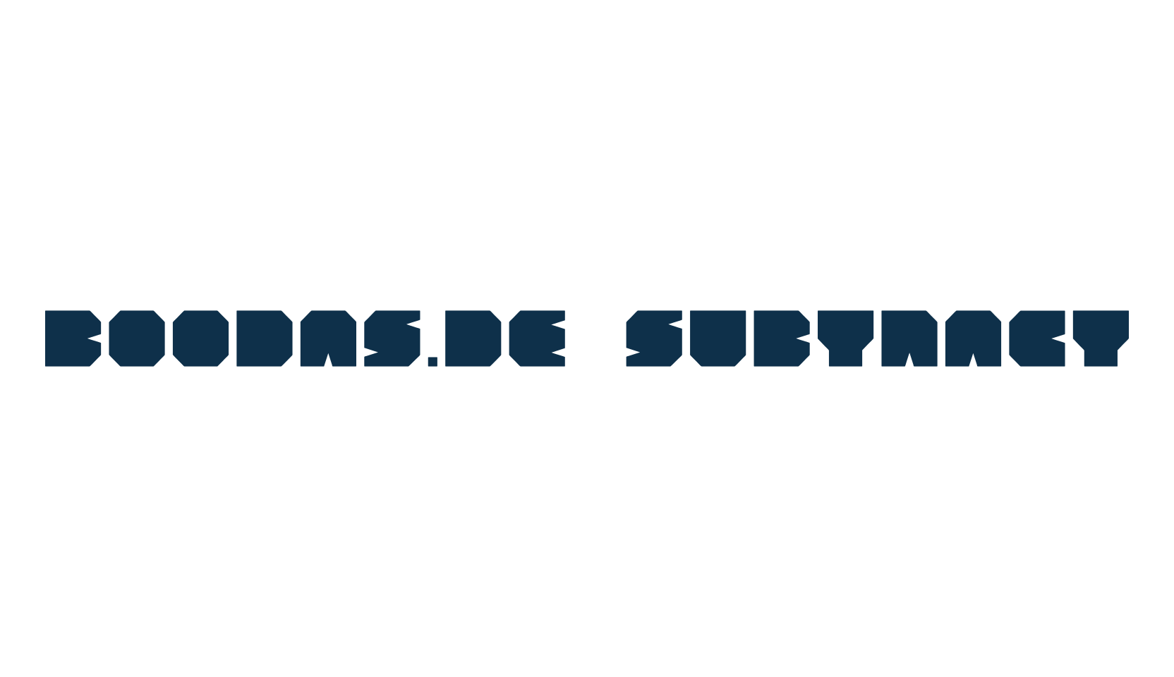 Boodas.de | Subtract, fancy various techno sci-fi font preview