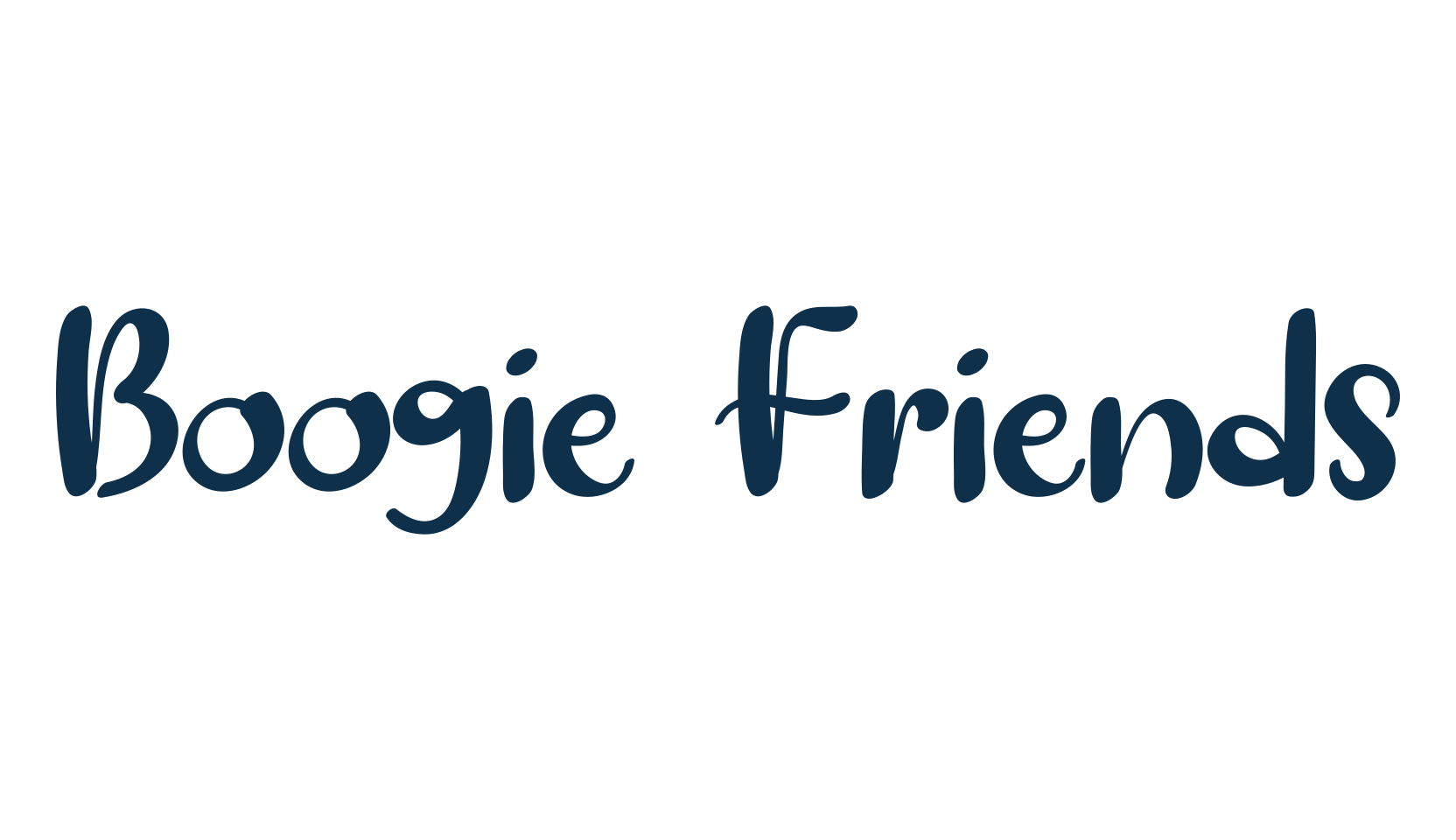 Boogie Friends, fancy decorative font preview