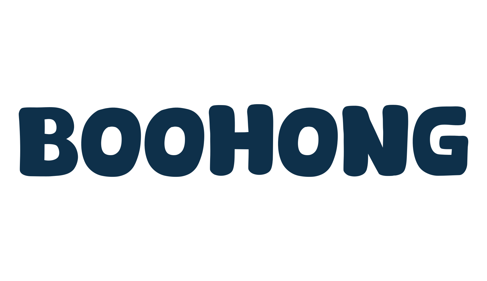Boohong, fancy cartoon decorative font preview