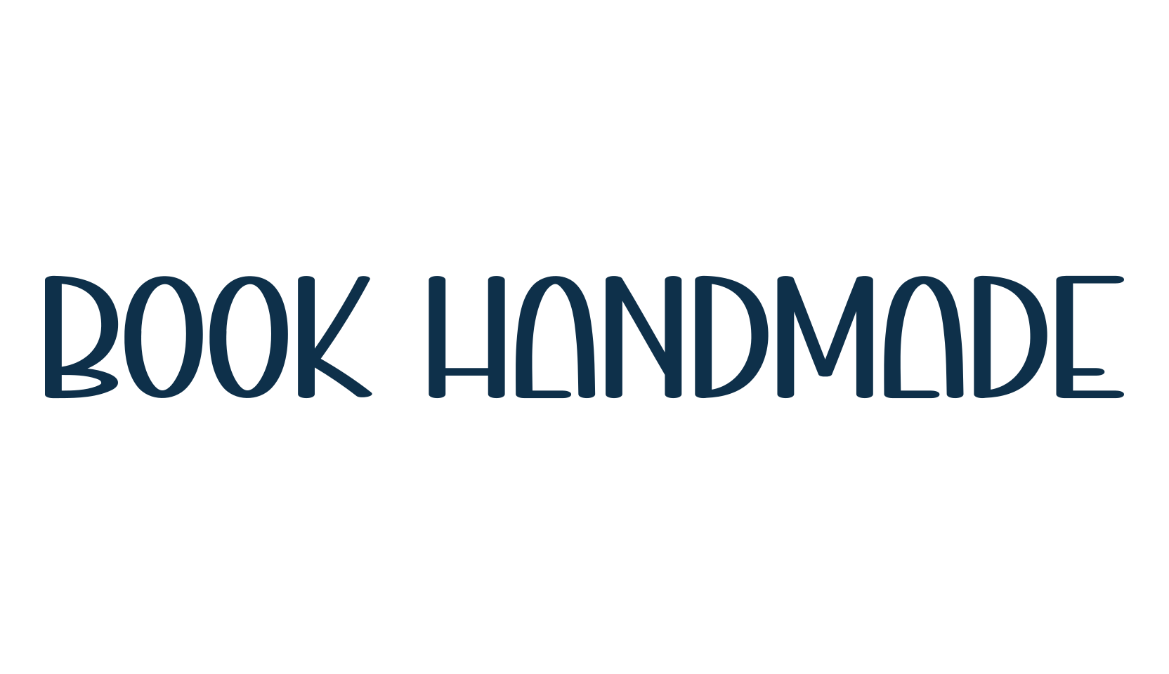Book Handmade, fancy decorative font preview