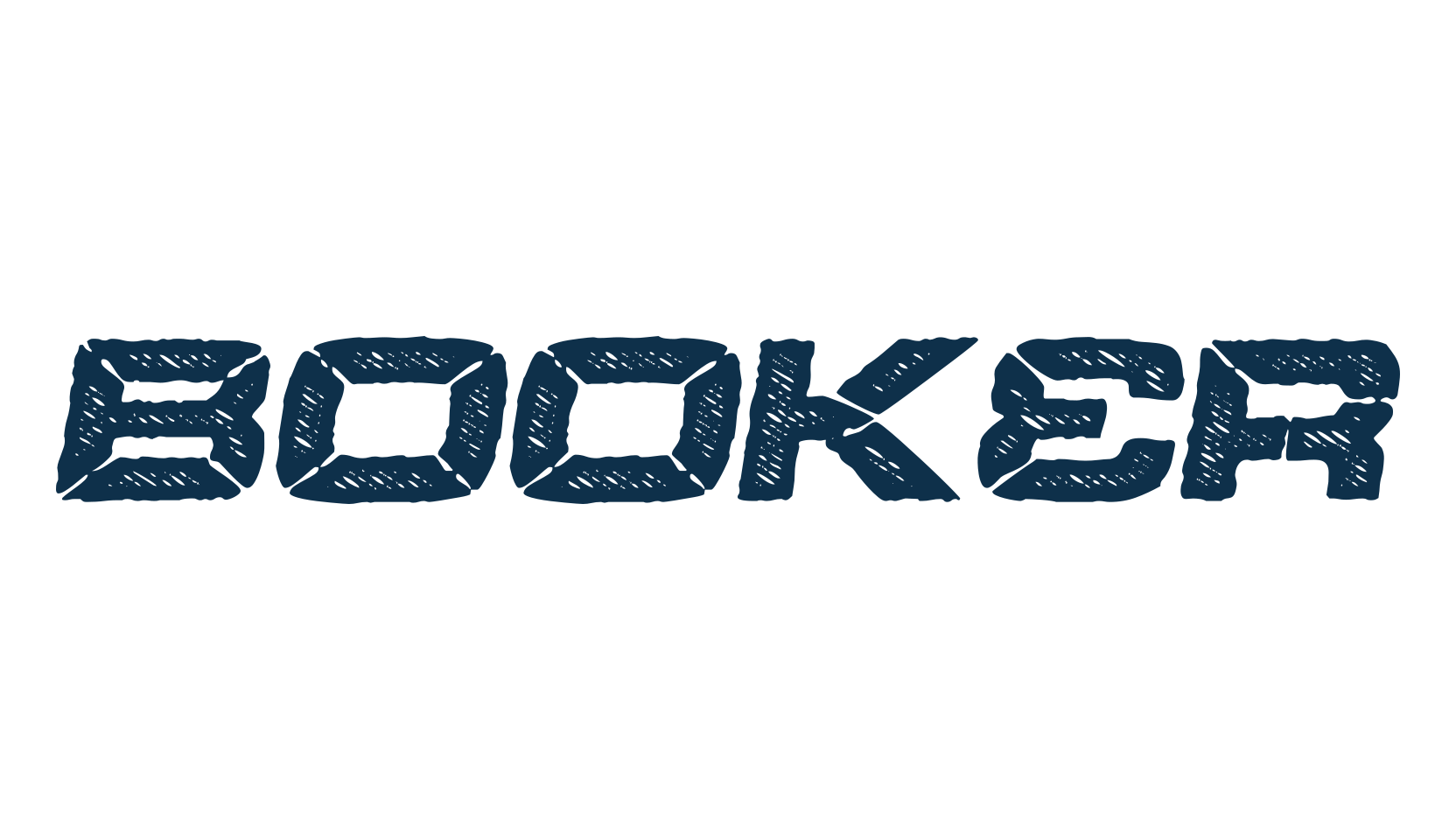 Booker, eroded font preview
