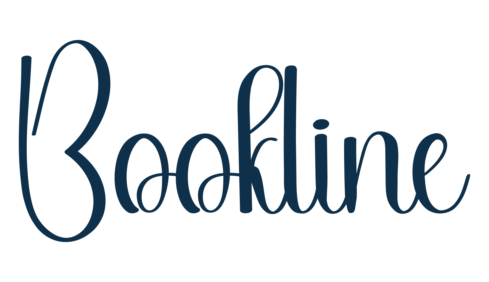 Bookline, fancy decorative font preview
