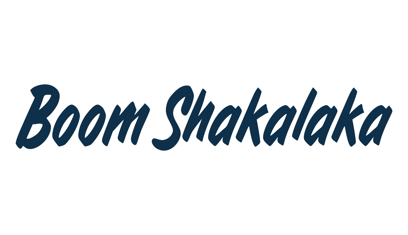 Boom Shakalaka, brush font preview