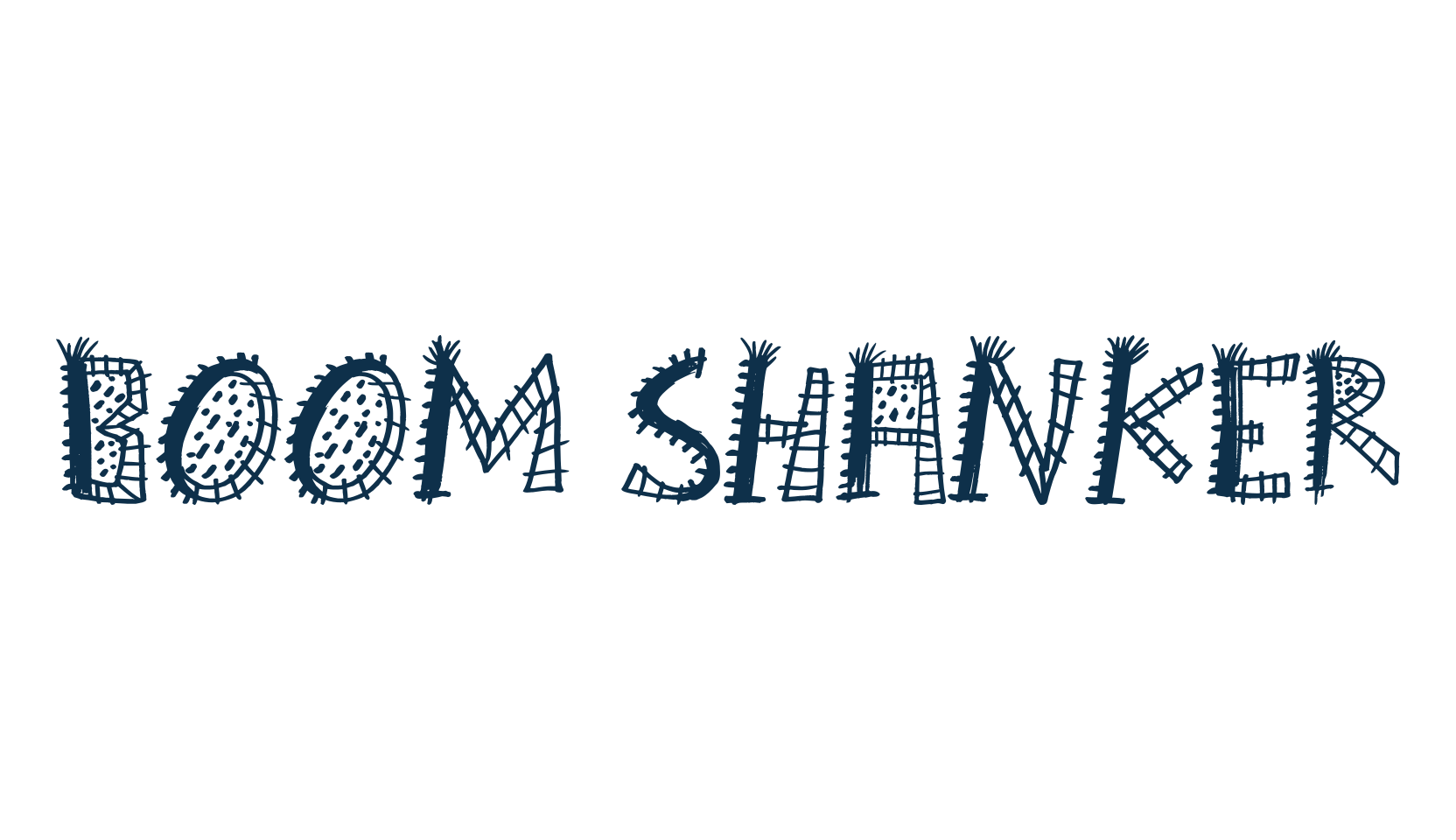 Boom Shanker, fancy cartoon decorative font preview