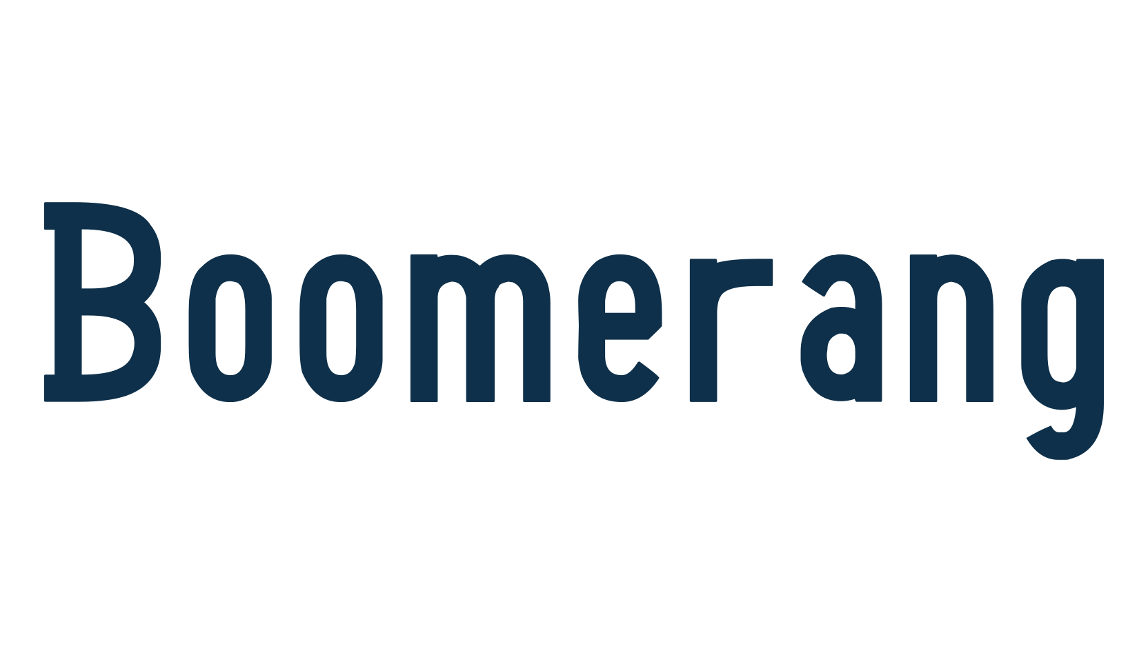Boomerang, basic sans serif font preview