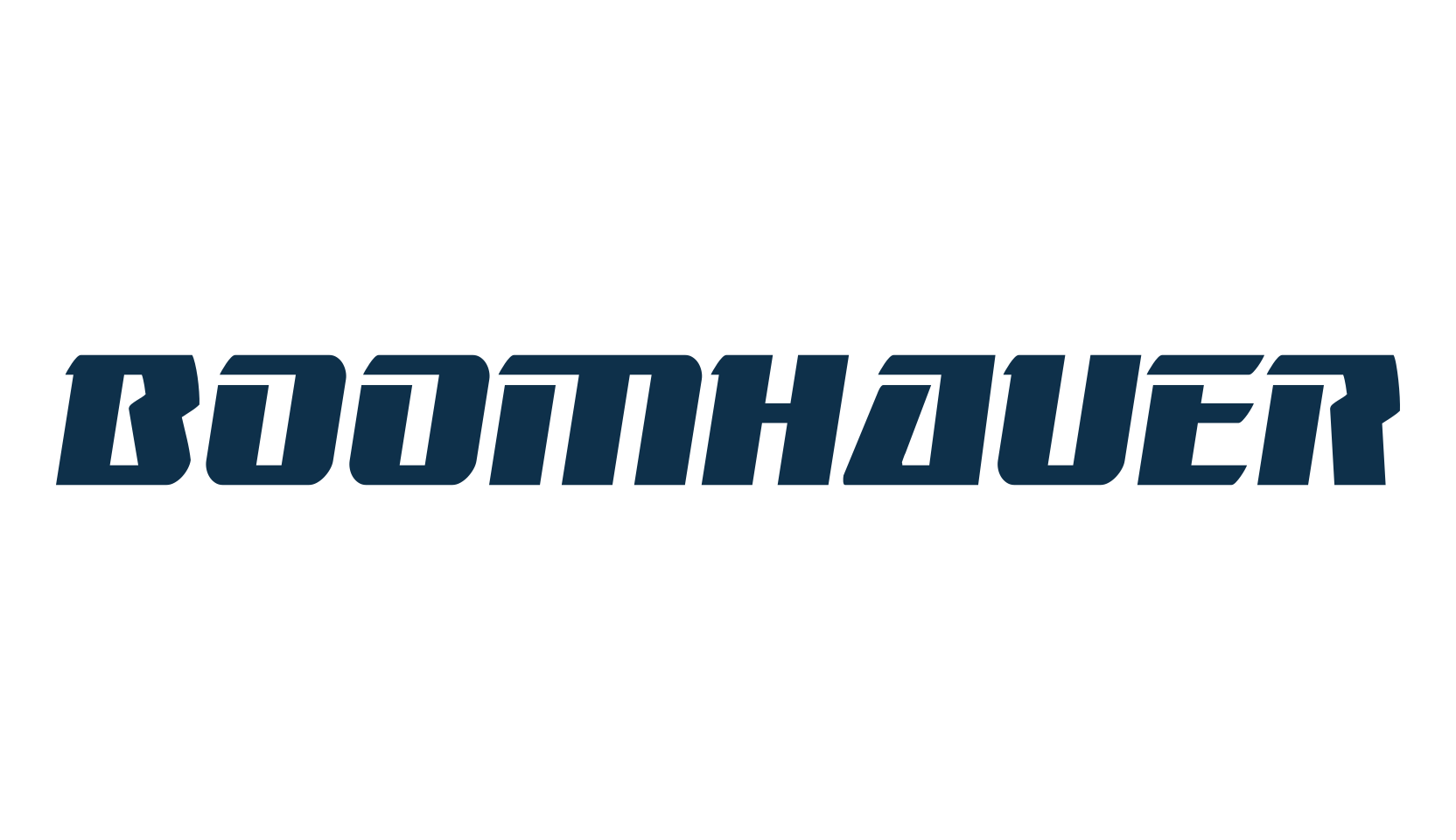 Boomhauer, techno sci-fi font preview