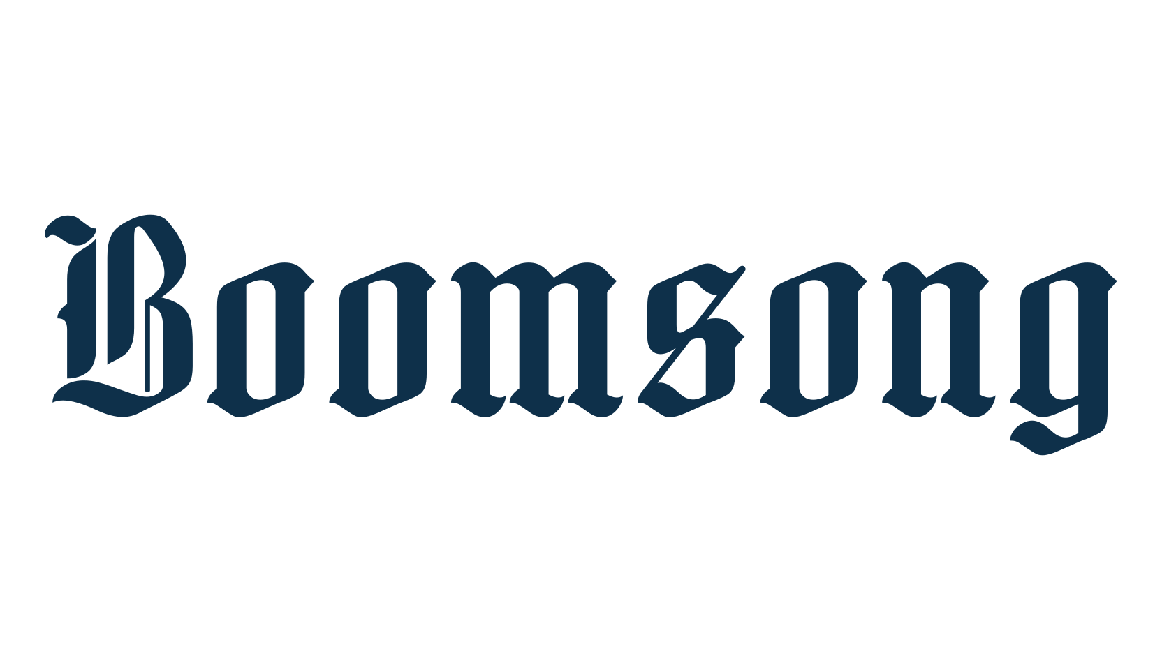 Boomsong, gothic modern font preview