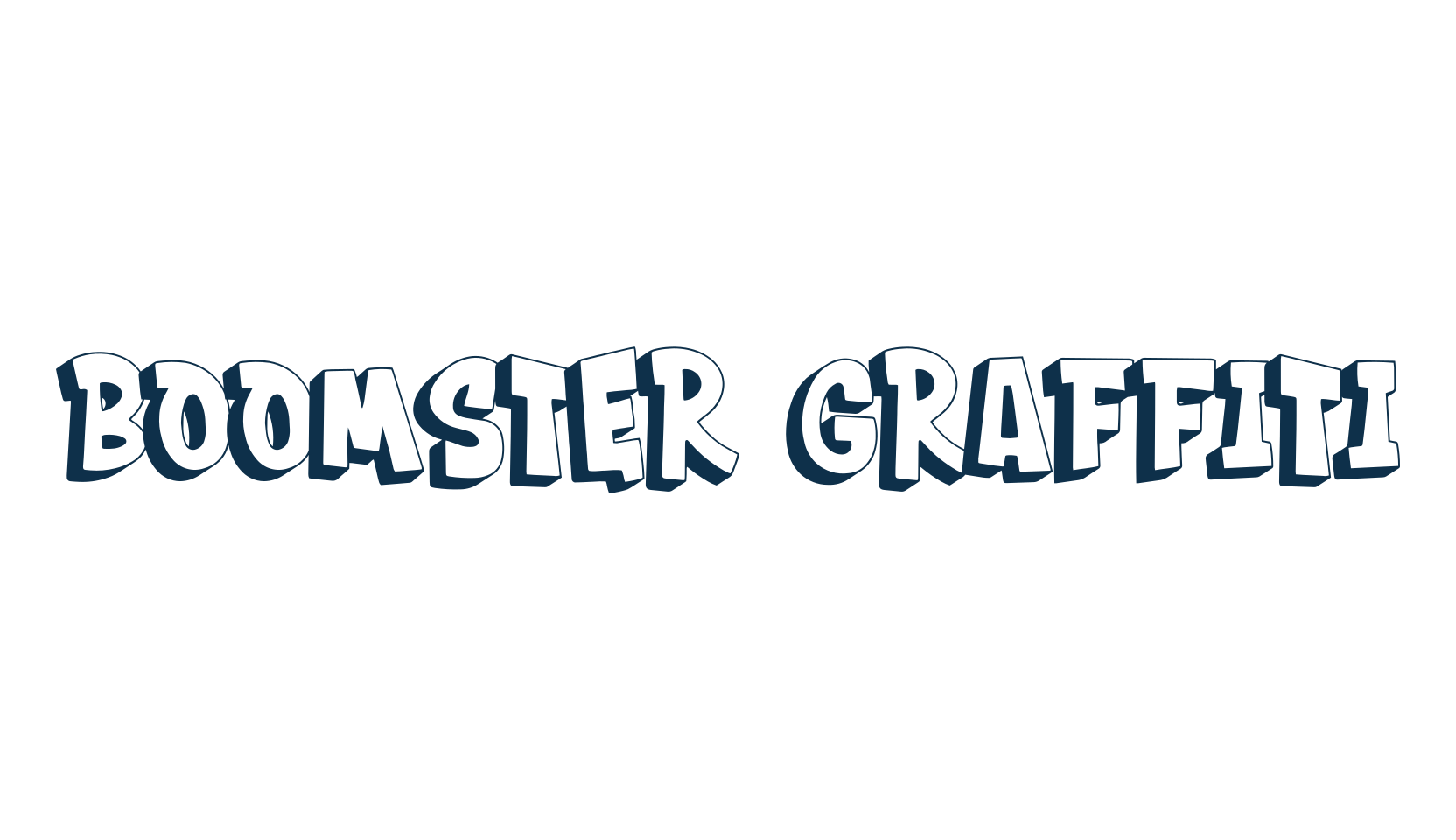 Boomster Graffiti, graffiti font preview