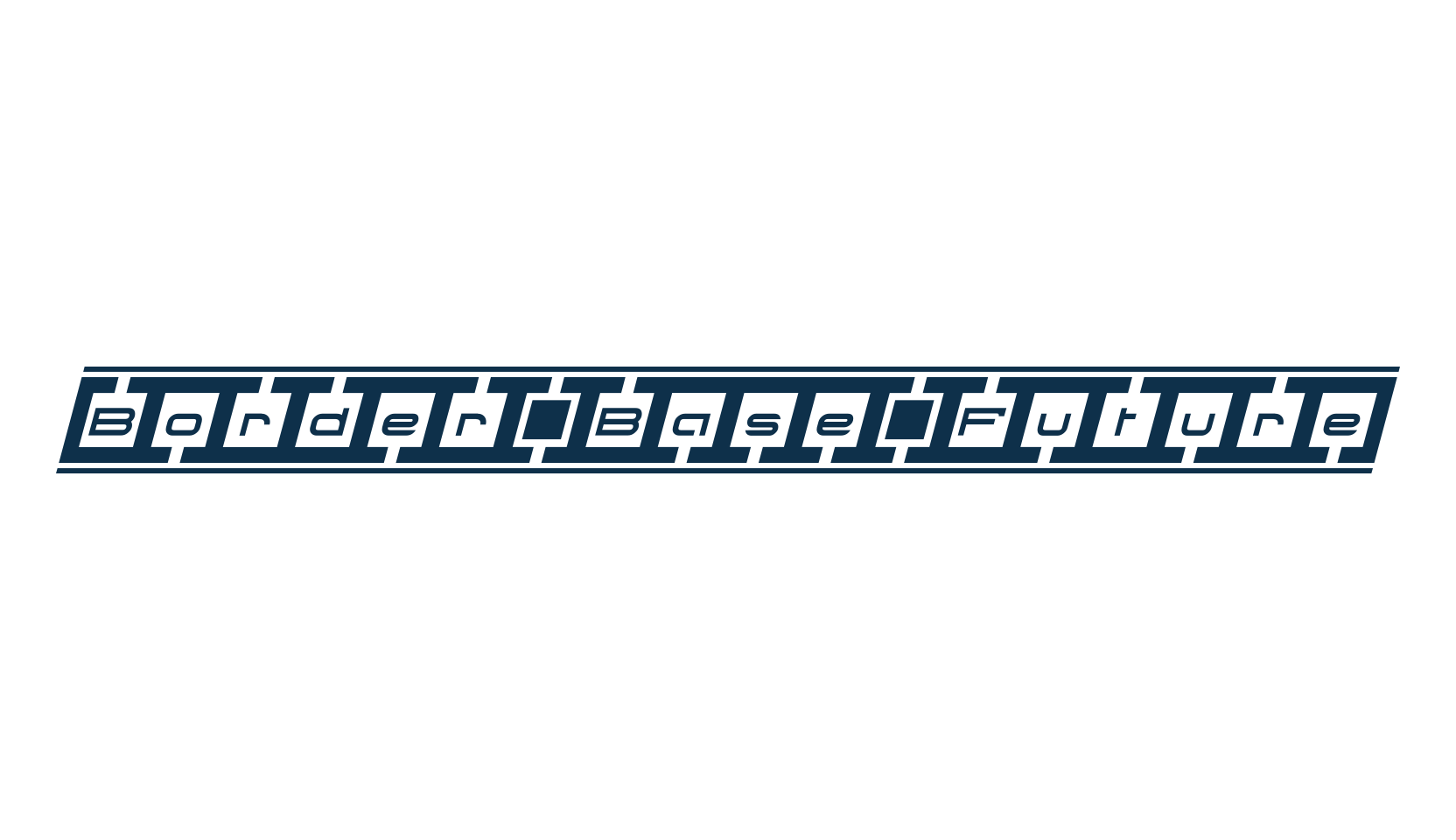 Border Base Future, fancy various techno sci-fi font preview