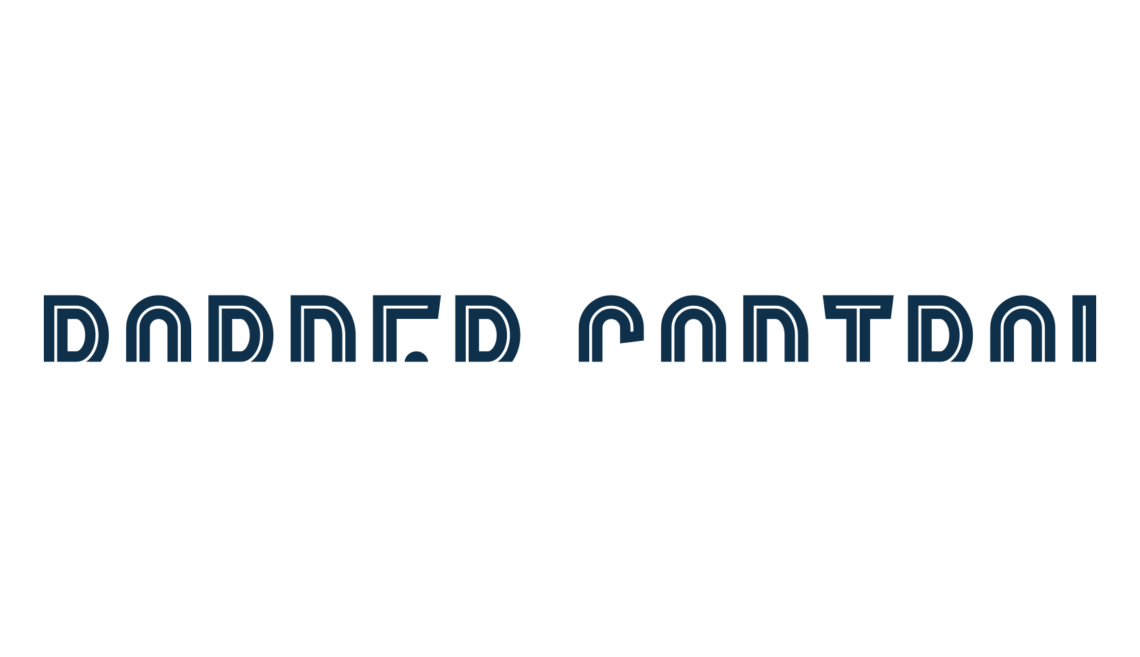 Border Control, fancy various decorative font preview