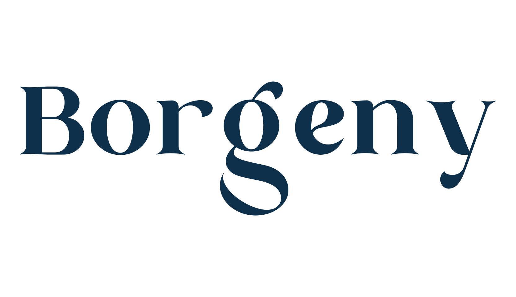Borgeny, basic serif font preview