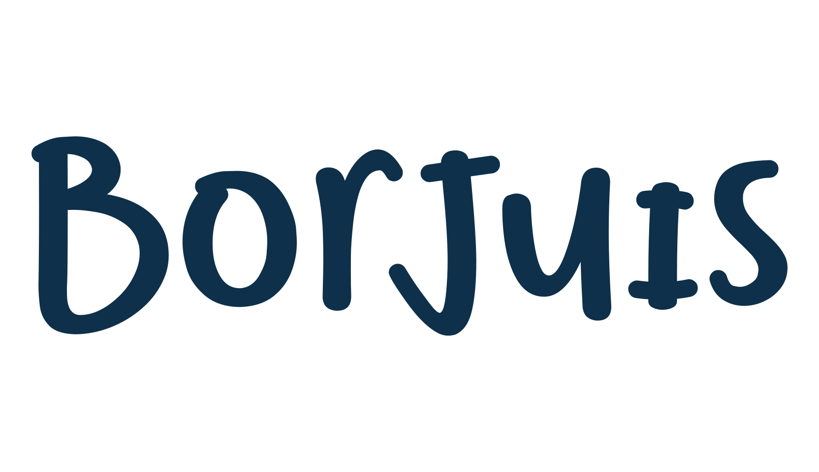 Borjuis, script handwritten fancy decorative calligraphy font preview