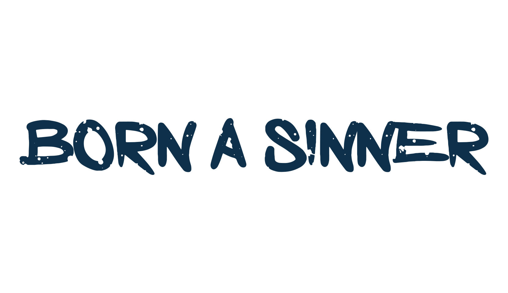 Born a Sinner, fancy various decorative script calligraphy font preview