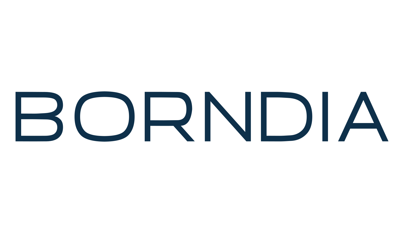 Borndia, basic sans serif font preview