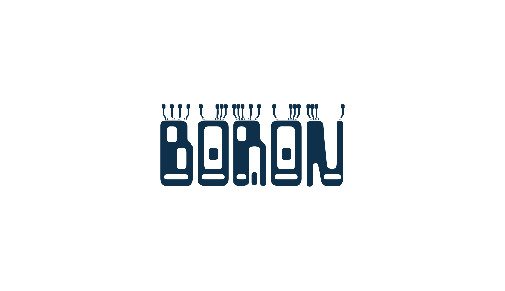 Boron, techno sci-fi font preview