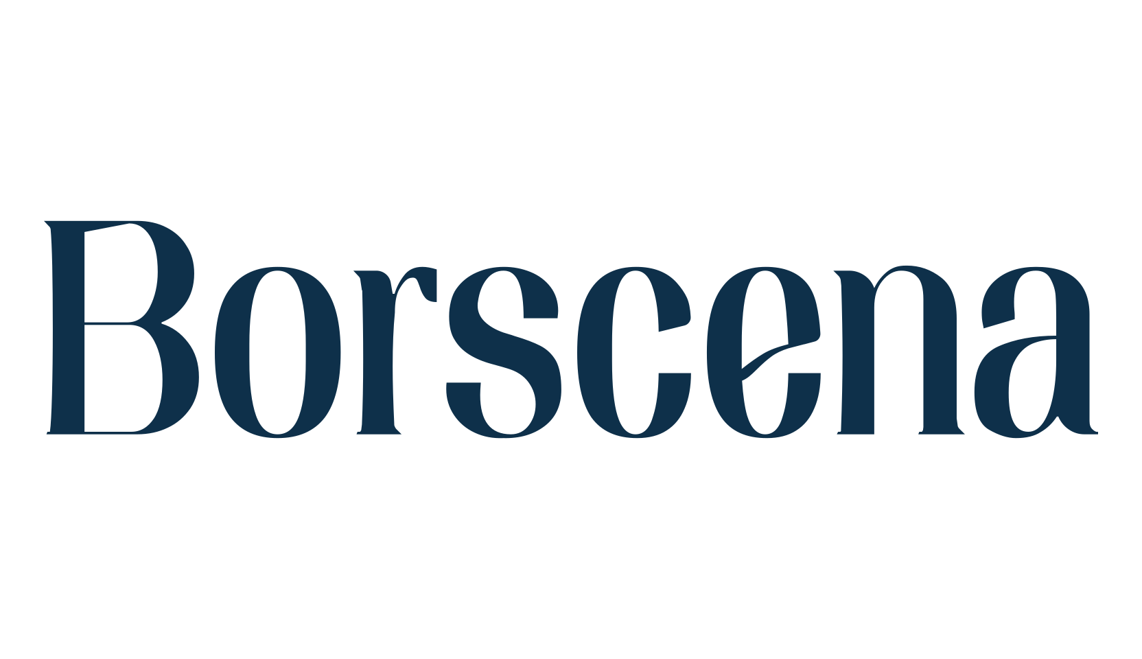 Borscena, serif font preview