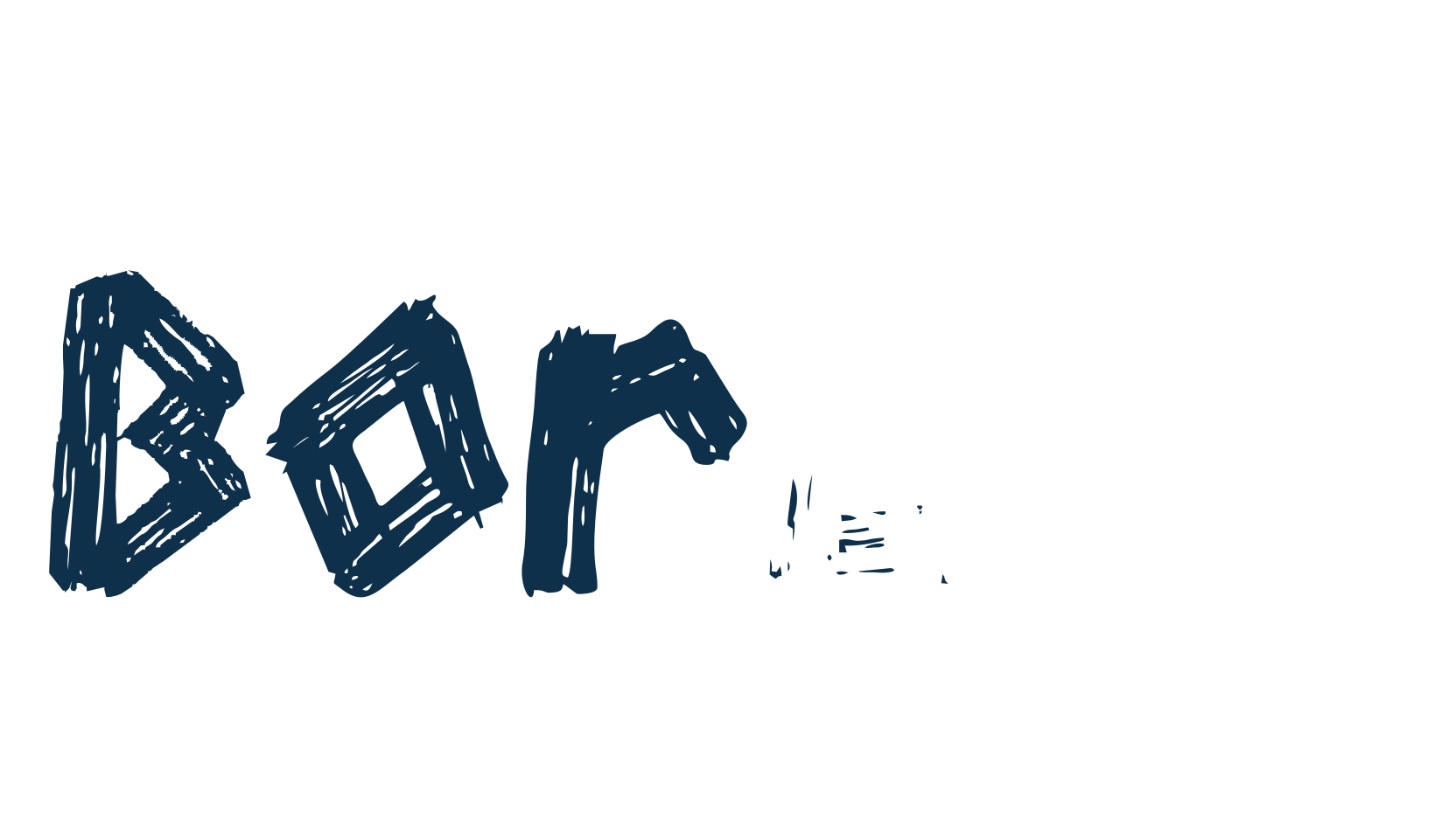 Borude, script trash fancy decorative calligraphy font preview