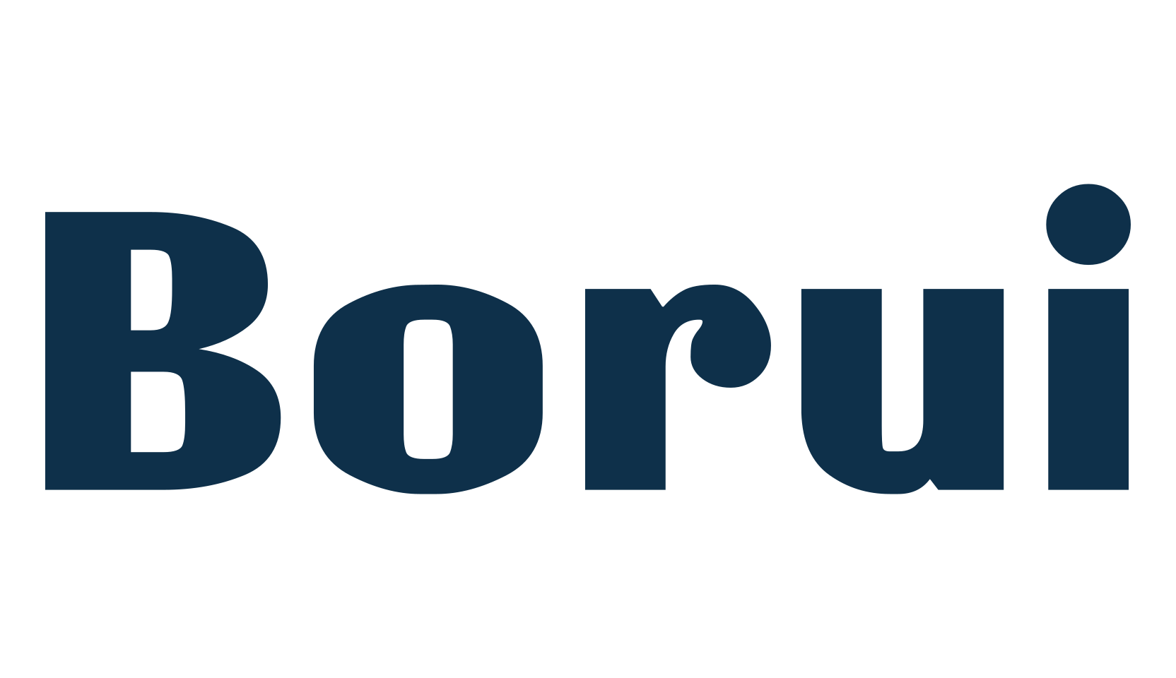 Borui, retro font preview
