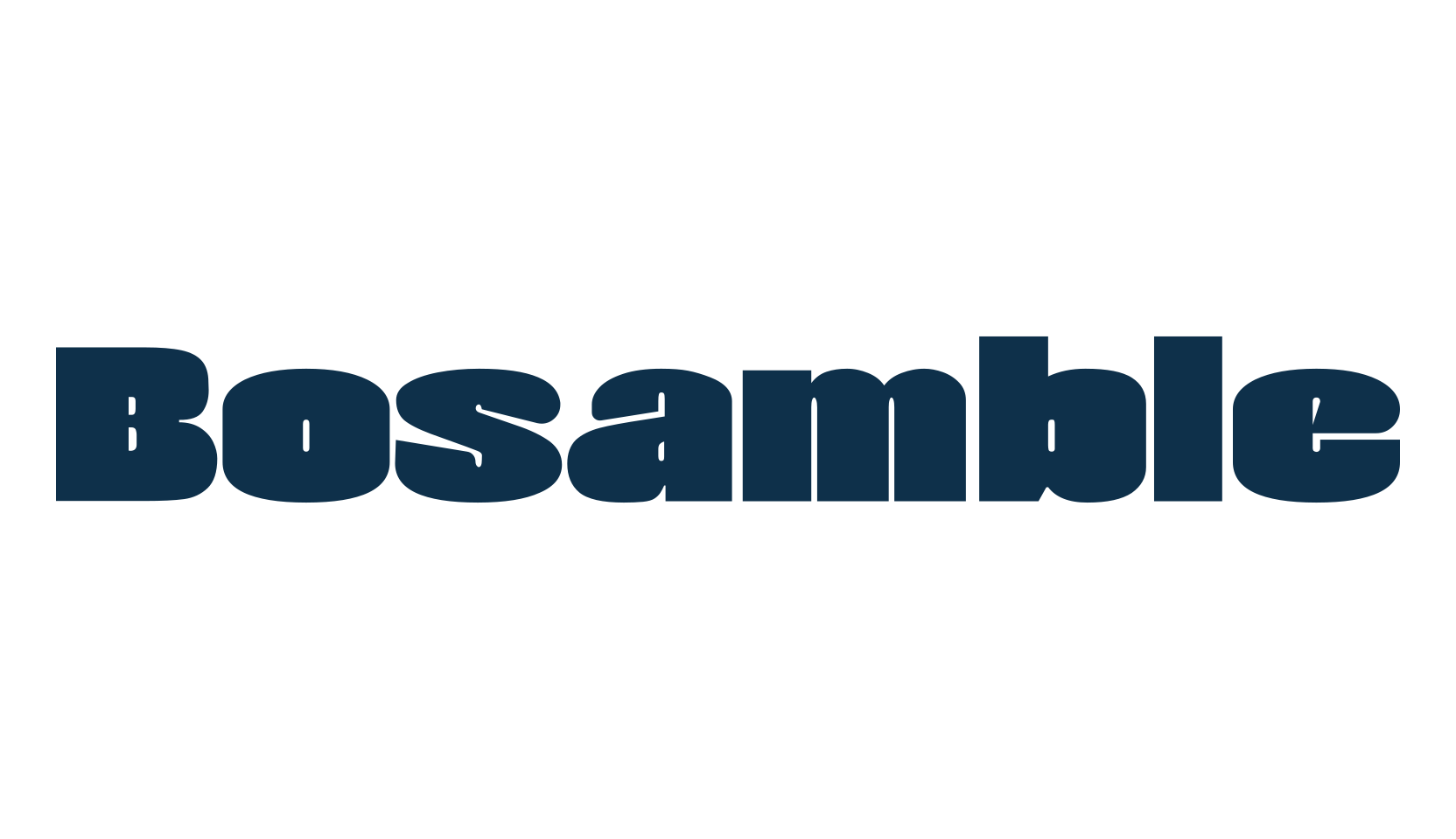 Bosamble, serif font preview