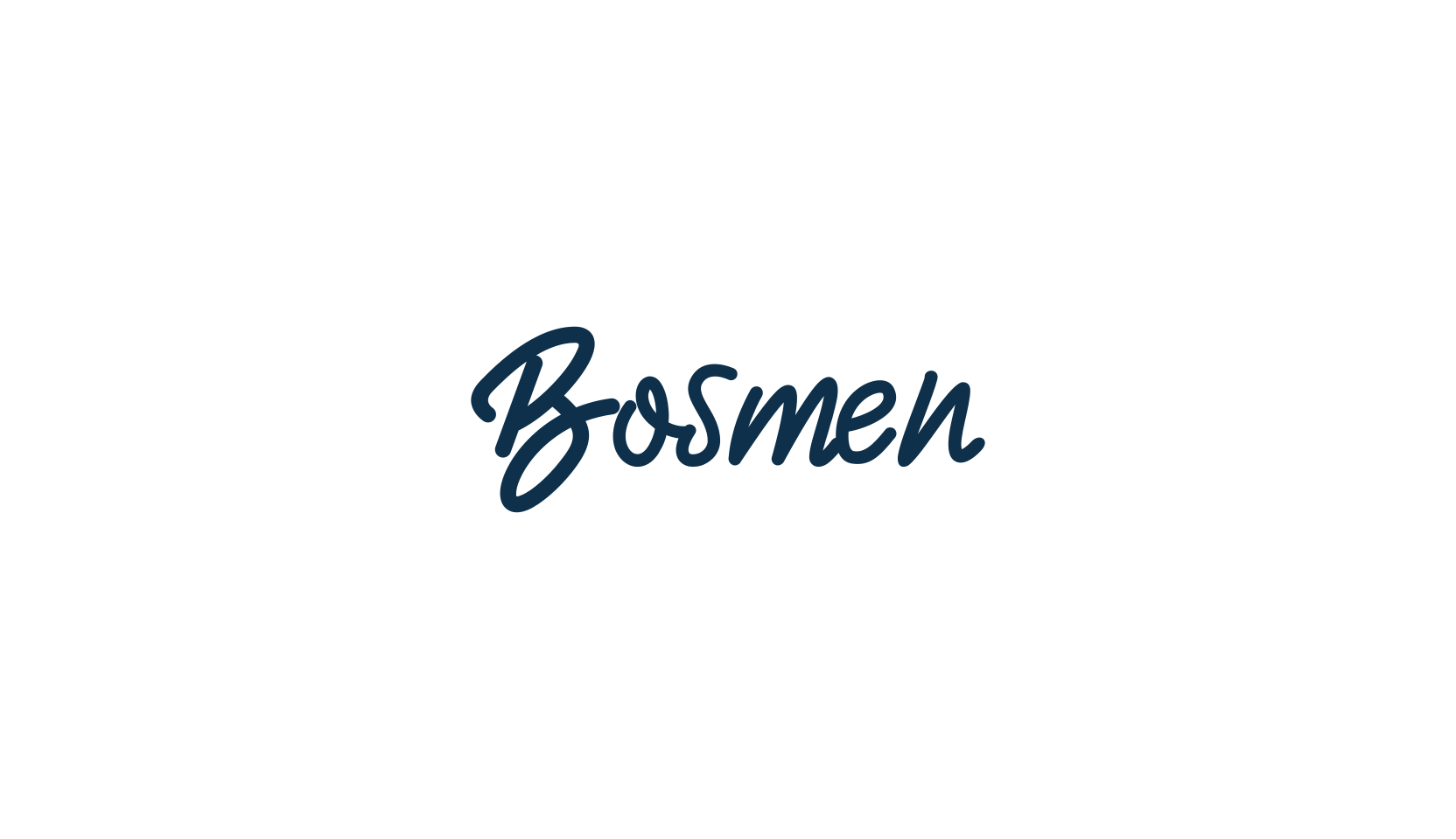 Bosmen, script handwritten fancy decorative calligraphy font preview