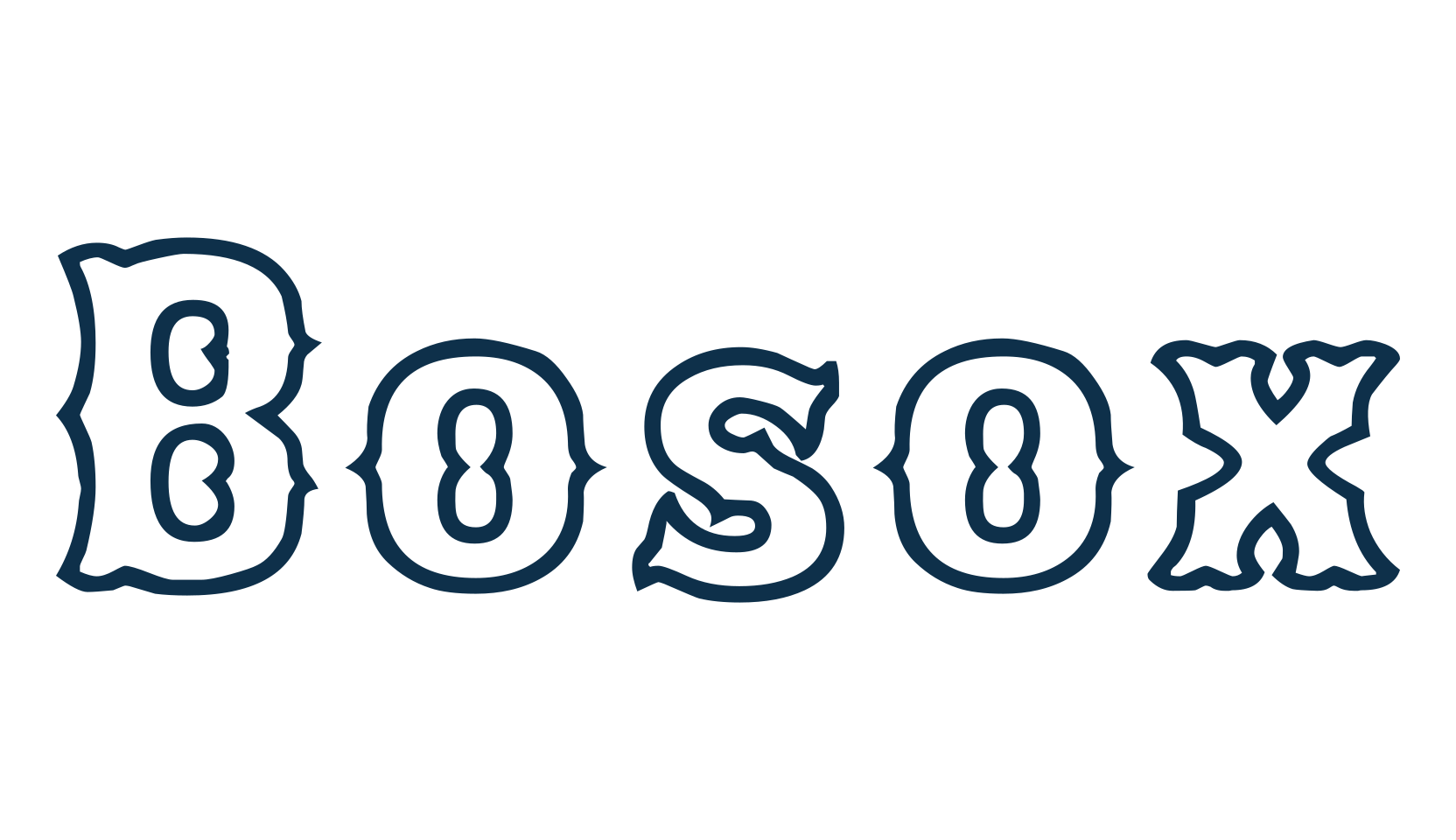 Bosox, fancy western decorative font preview