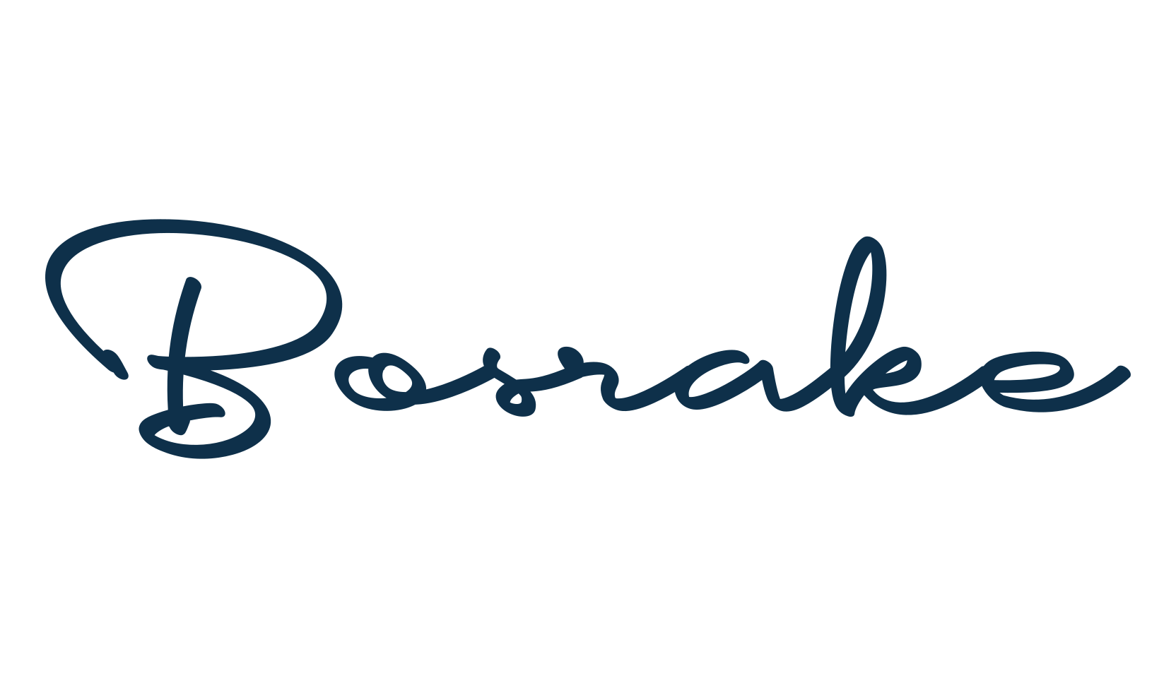 Bosrake, script handwritten fancy decorative calligraphy font preview