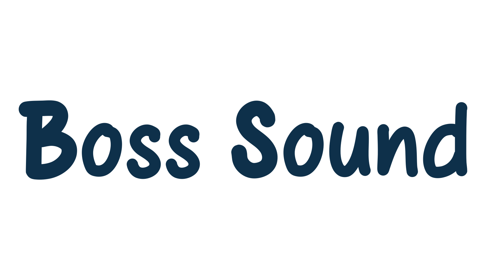 Boss Sound, cartoon font preview