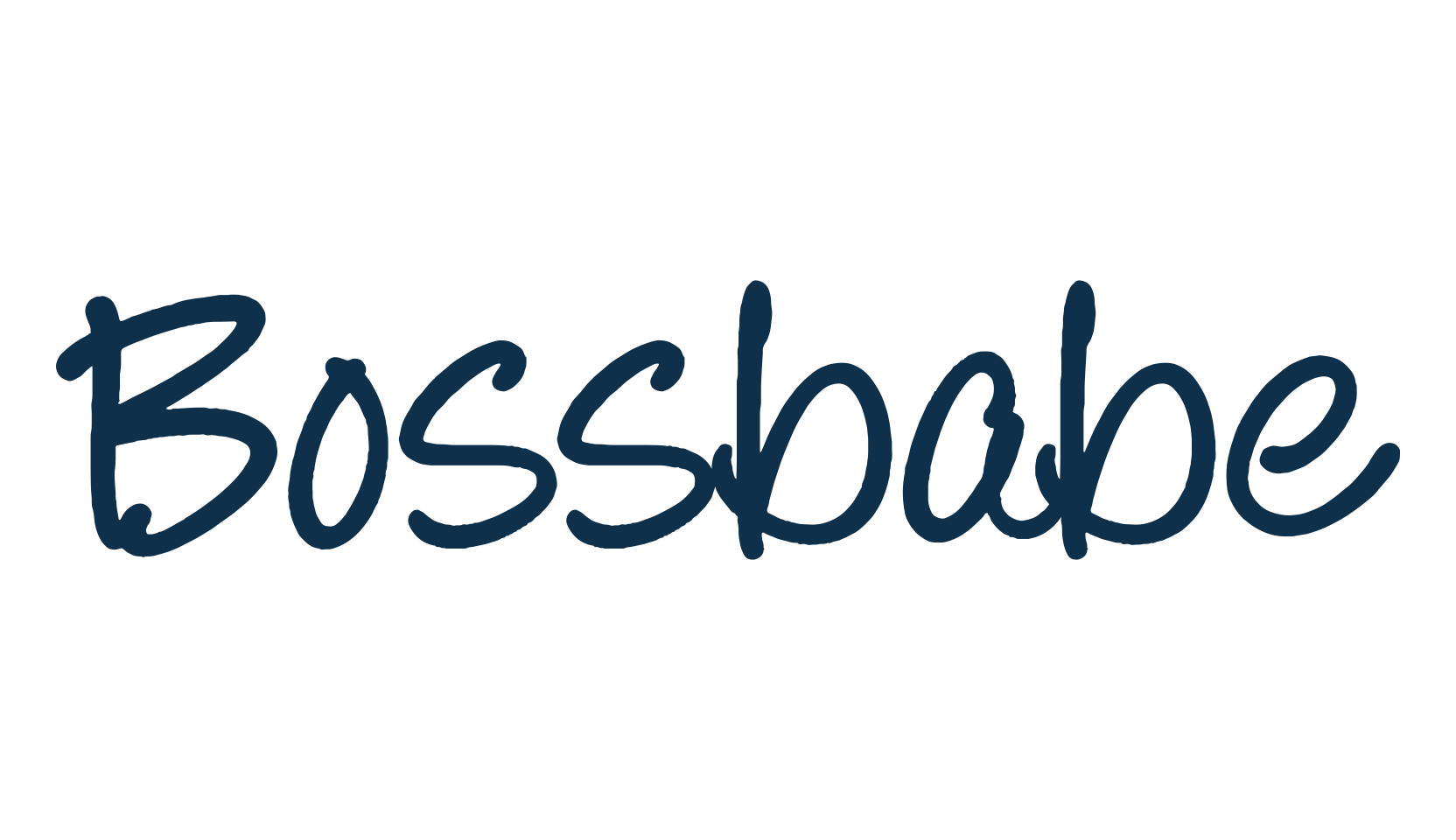 Bossbabe, handwriting font preview