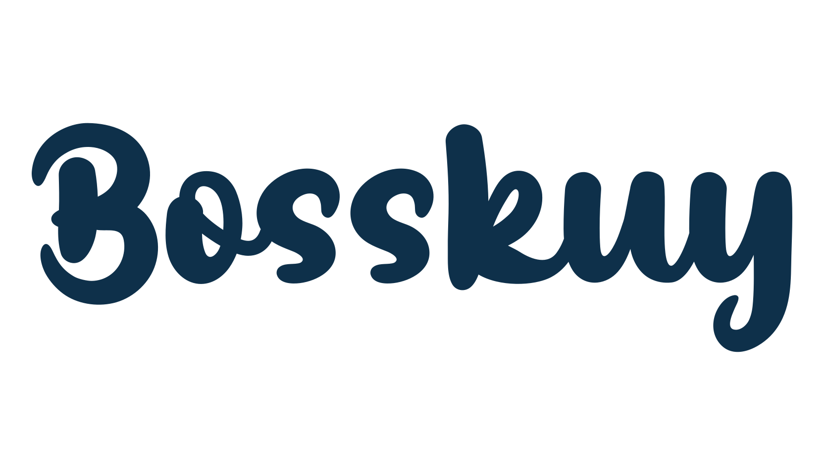 Bosskuy, fancy various decorative script calligraphy font preview
