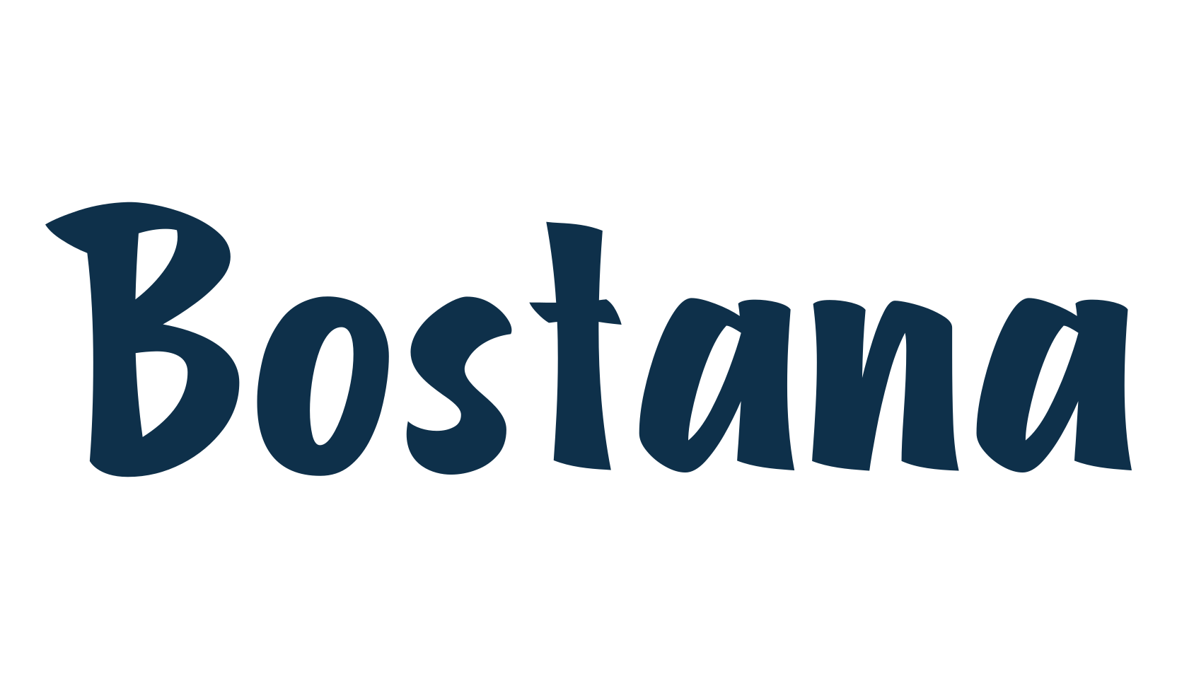 Bostana, various font preview