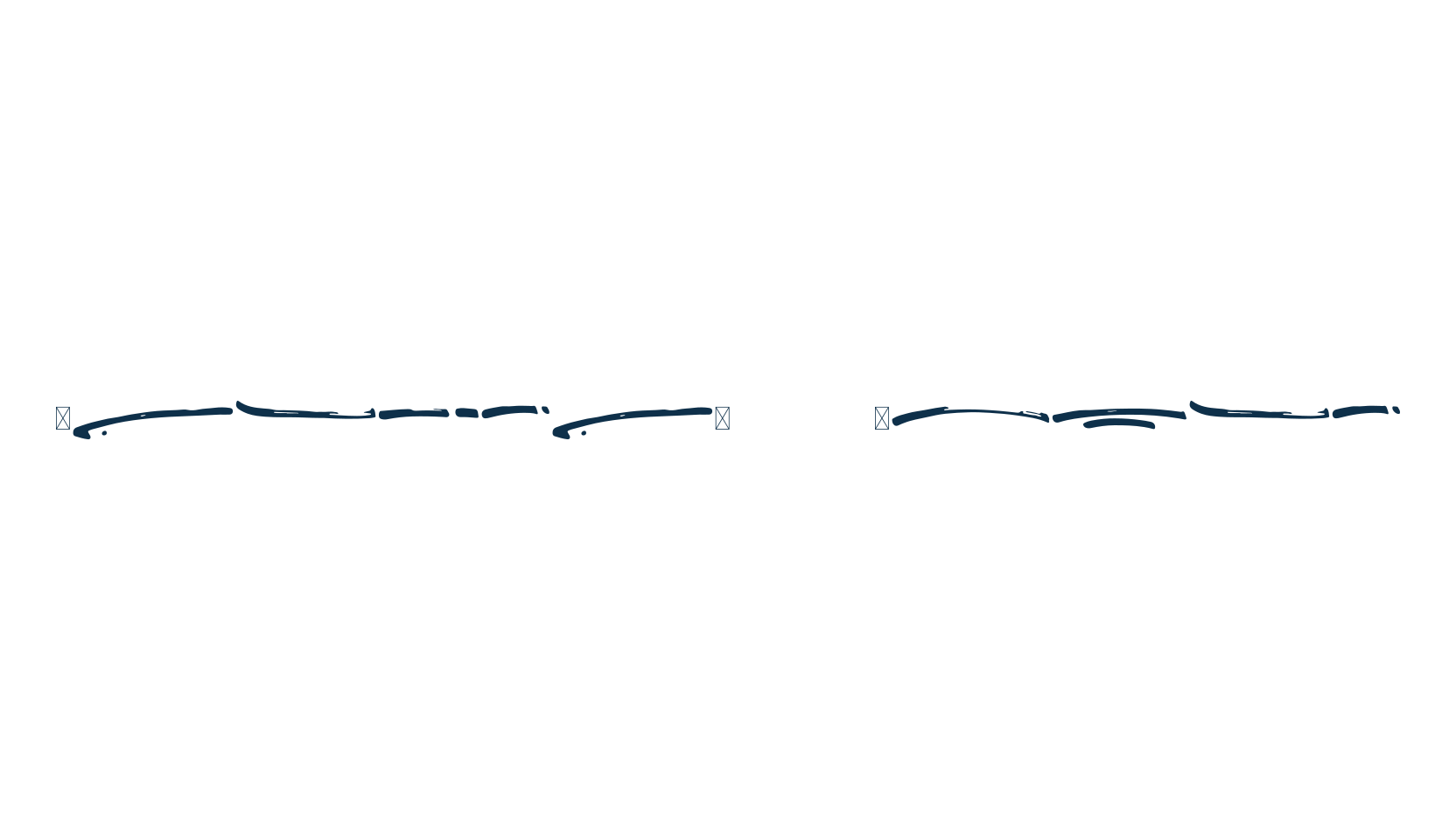 Bosthon Brush, brush font preview