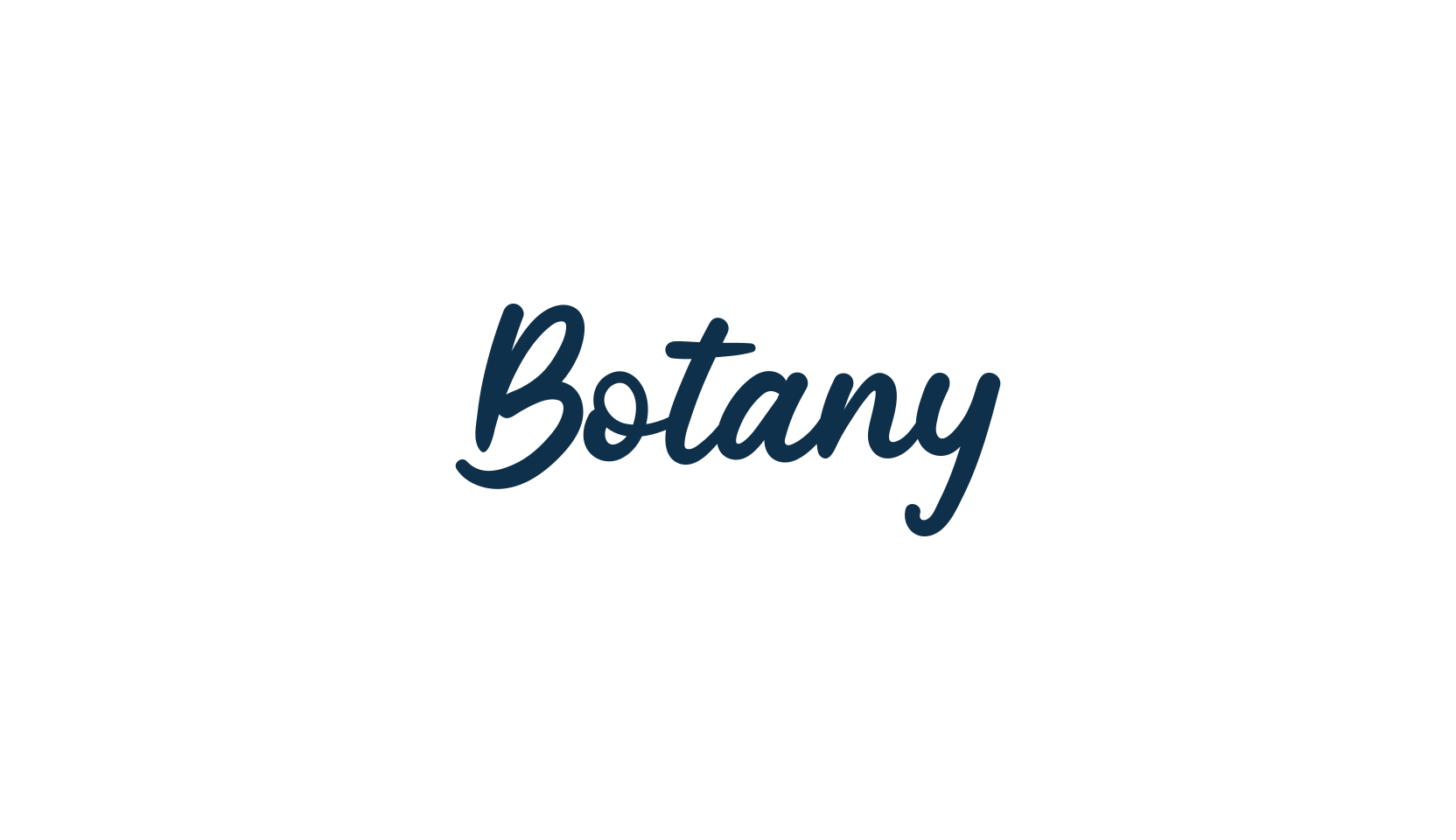 Botany, fancy various decorative script calligraphy font preview