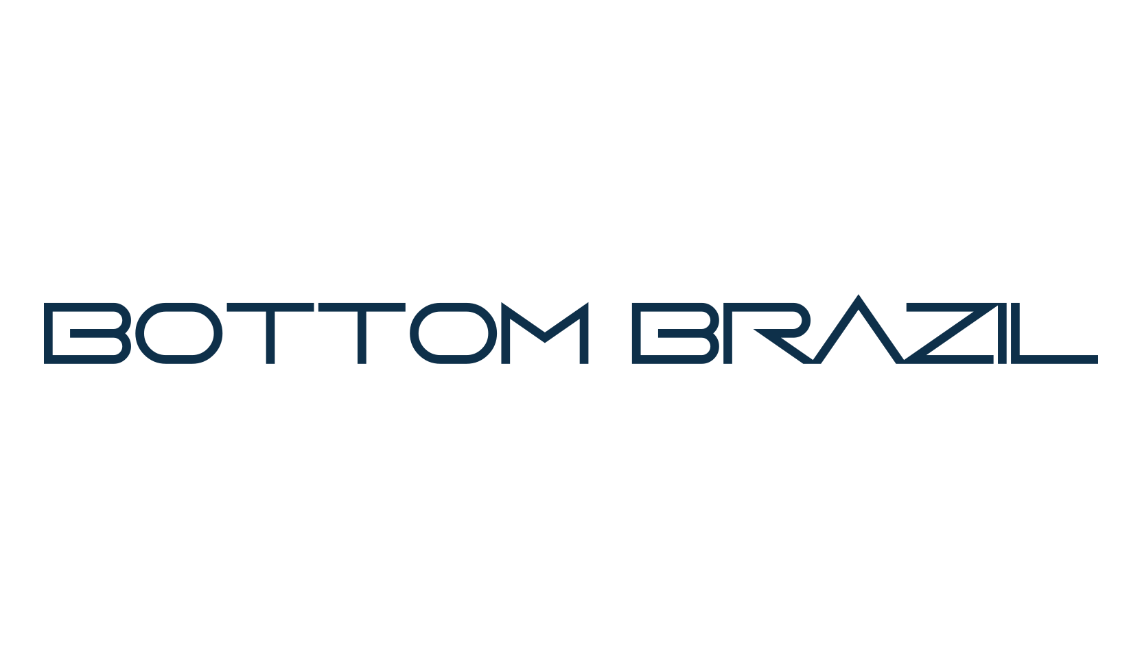 Bottom Brazil, techno sci-fi font preview