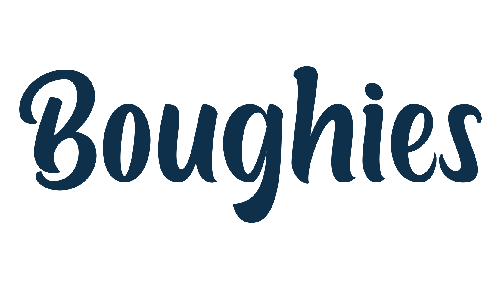 Boughies, fancy various decorative script calligraphy font preview